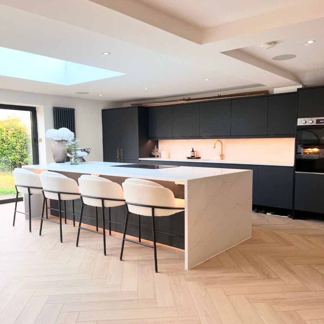 Popcorn Oak Herringbone Waterproof Click Vinyl - Floor Street