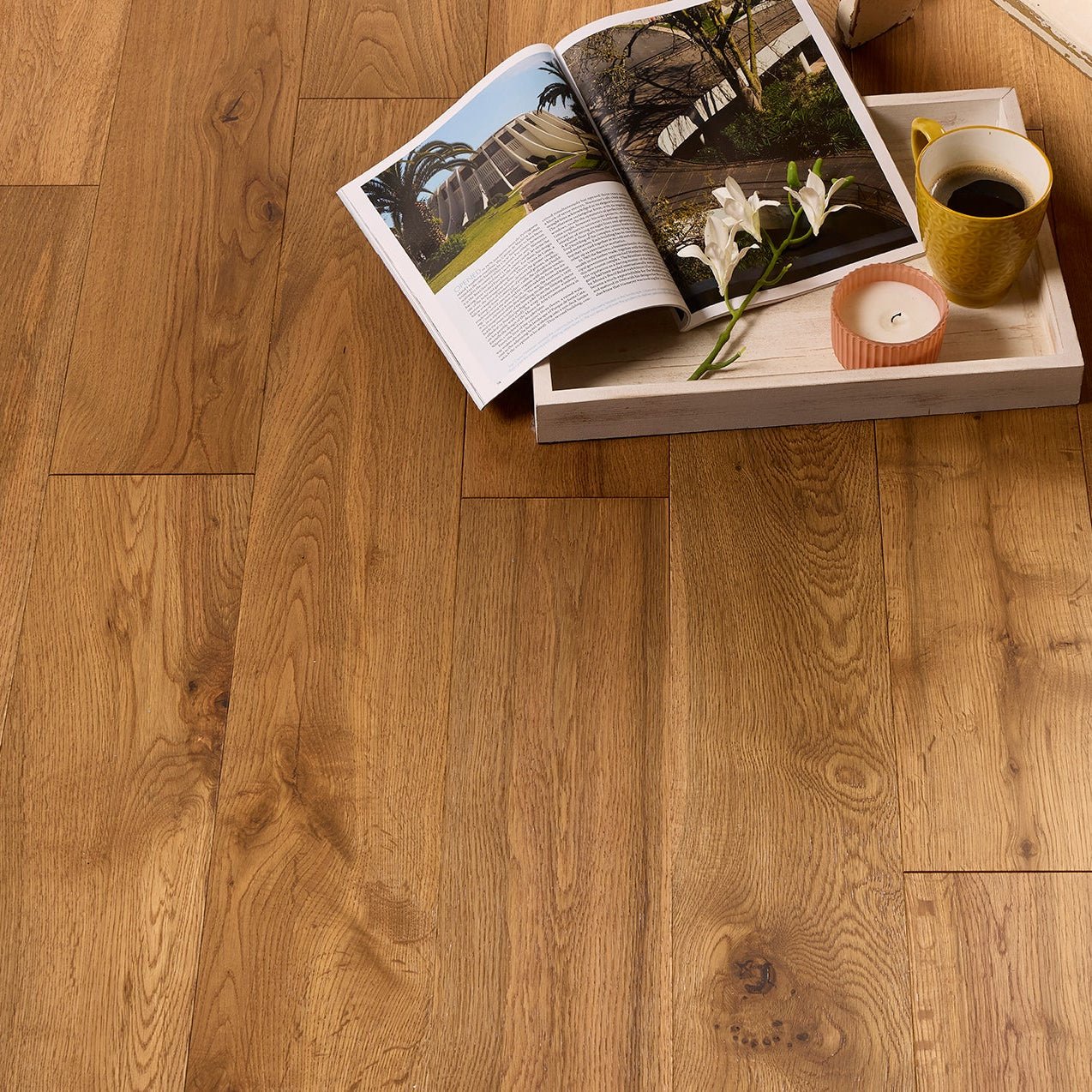 Smoked Oak Brushed & UV Lacquered - Floor Street