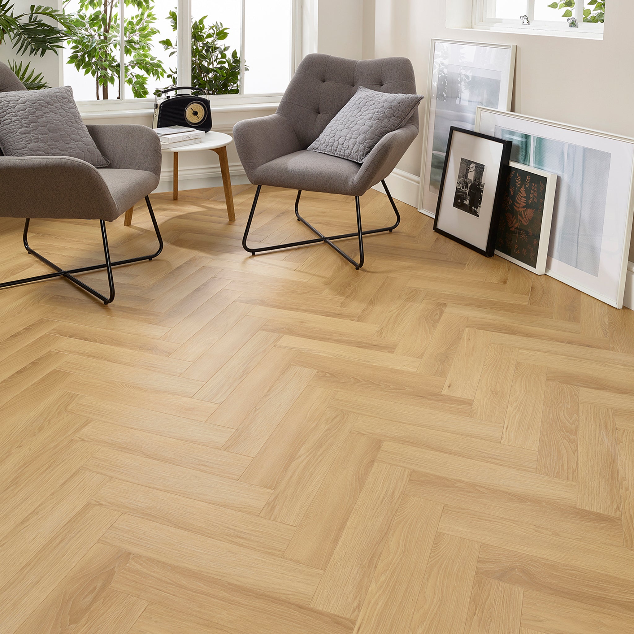 Stockholm 12mm Herringbone Laminate