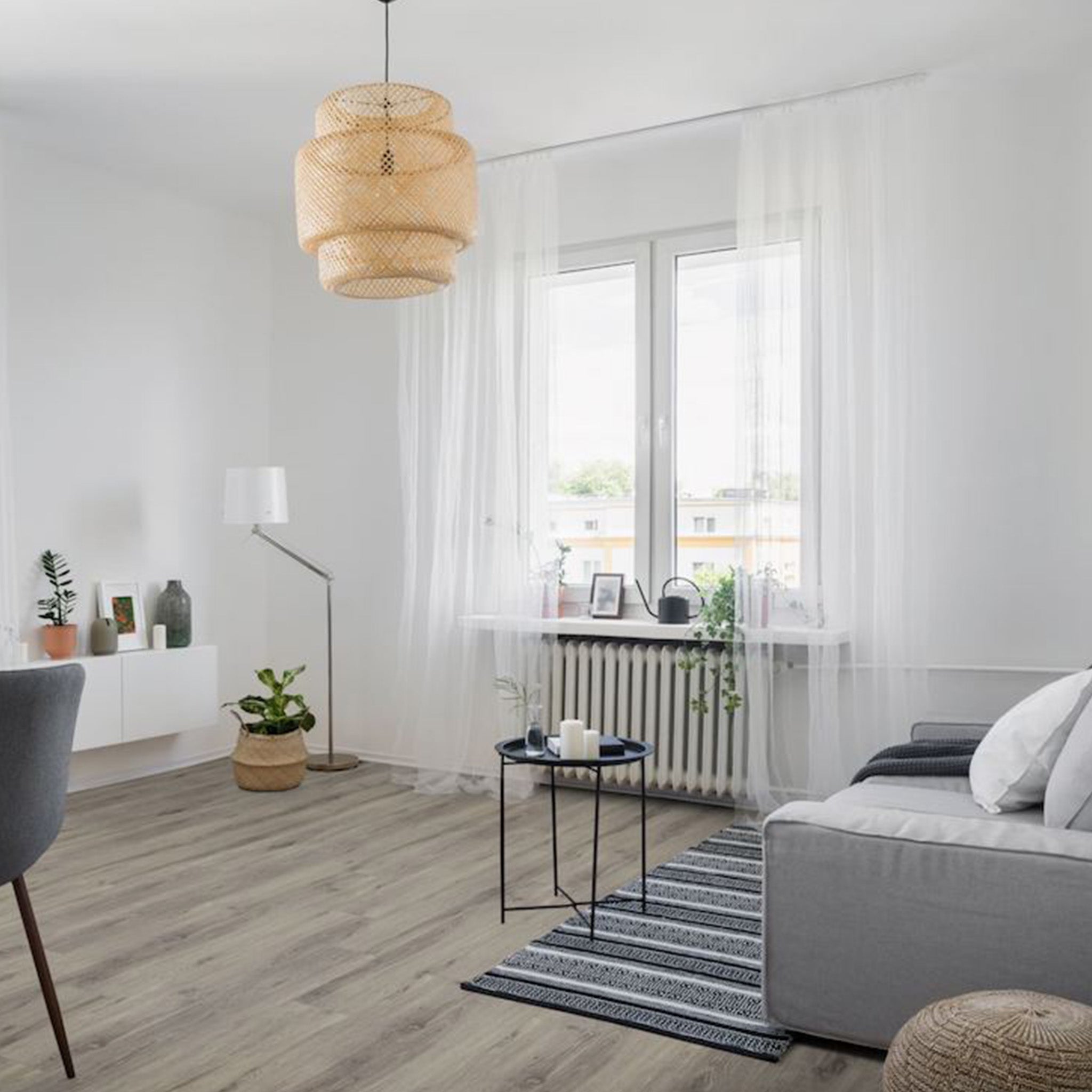 Stonehenge Oak Straight Waterproof Click Vinyl - Floor Street