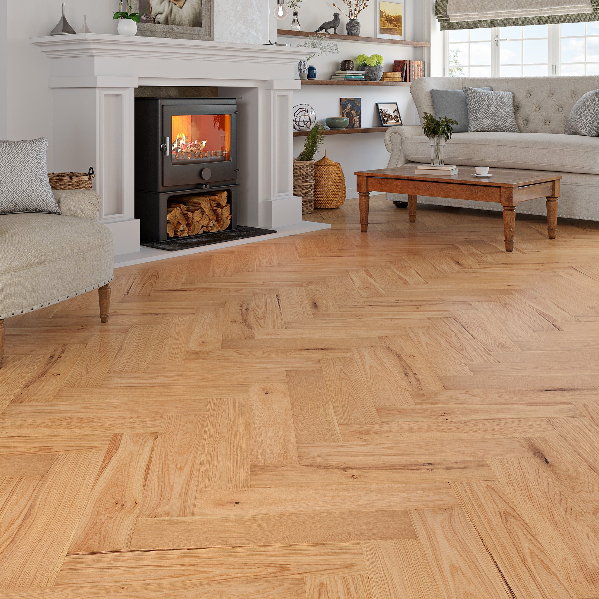 Thistle Herringbone Engineered - Floor Street