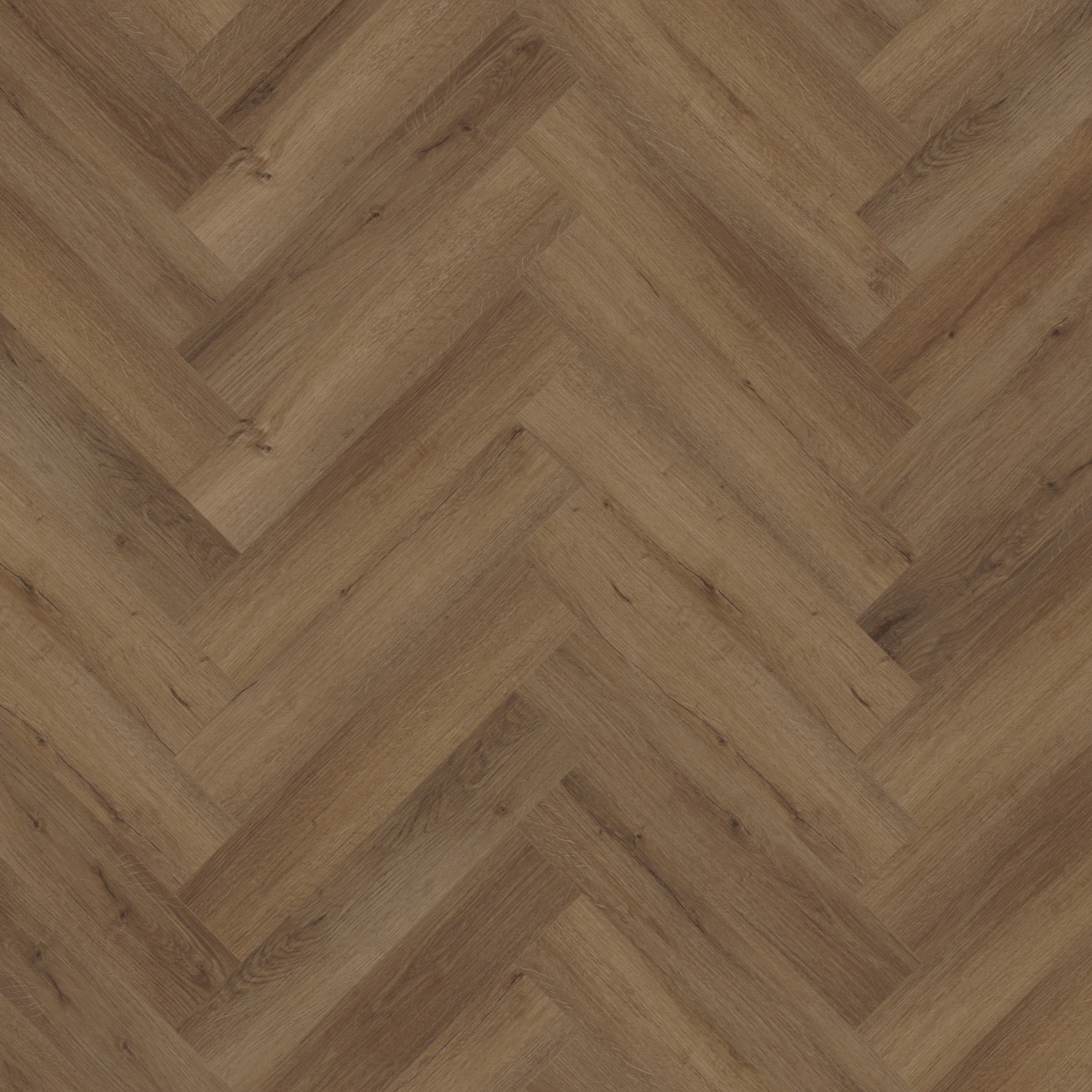 Uni Oak Herringbone Waterproof Click Vinyl - Floor Street