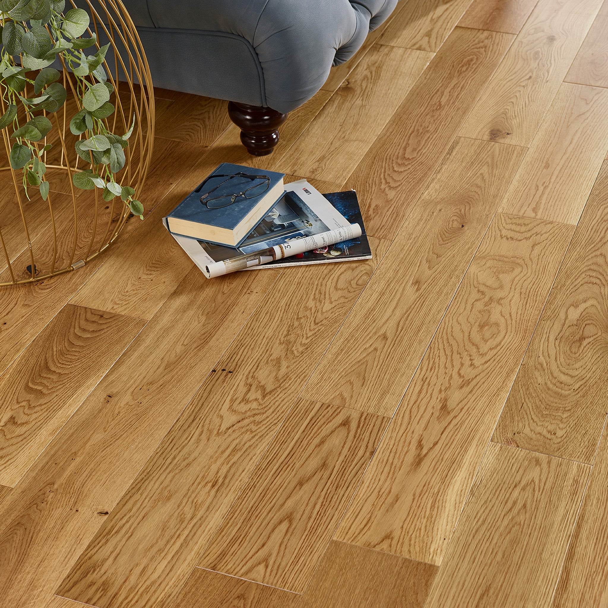 UV Lacquered 14/3 x 150mm Straight Engineered - Floor Street