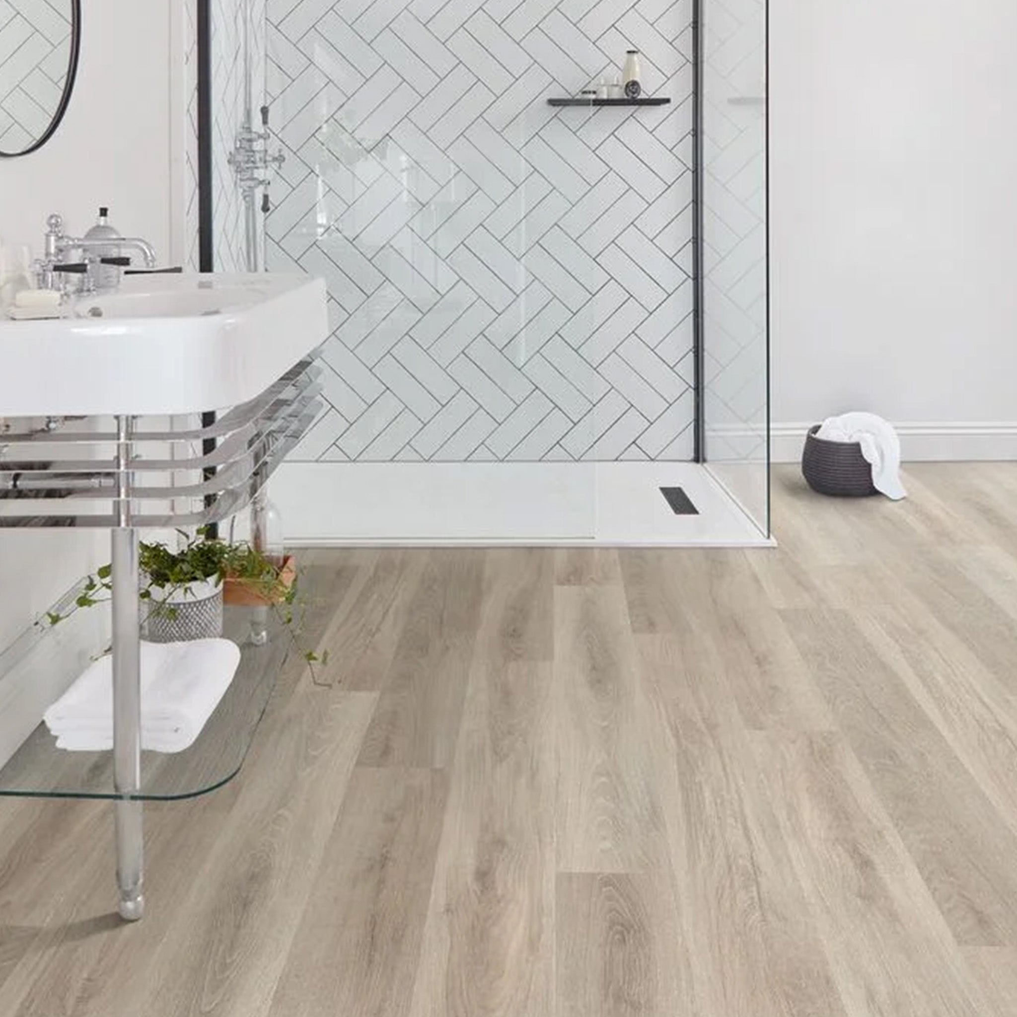 Waterside Oak 2mm Straight Waterproof LVT