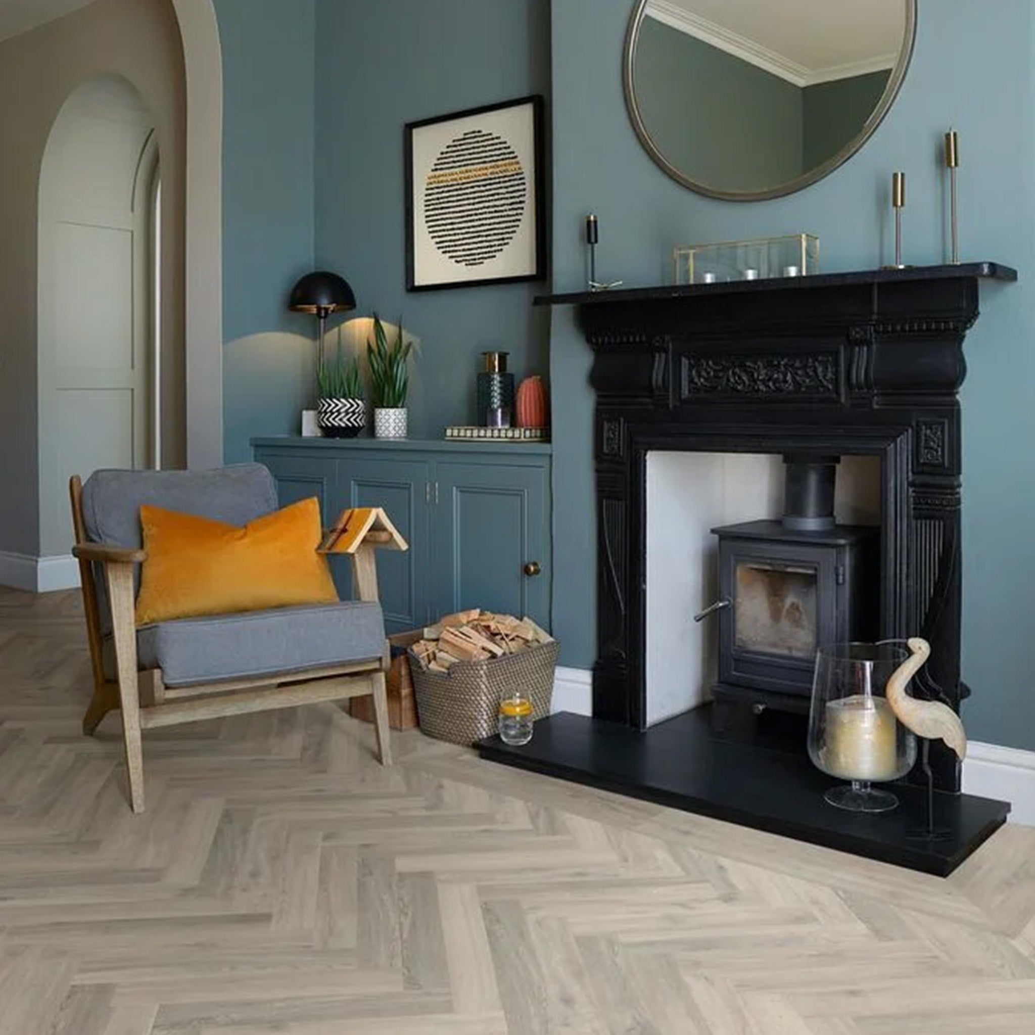 Westchester Oak 2mm Herringbone Waterproof LVT - Floor Street