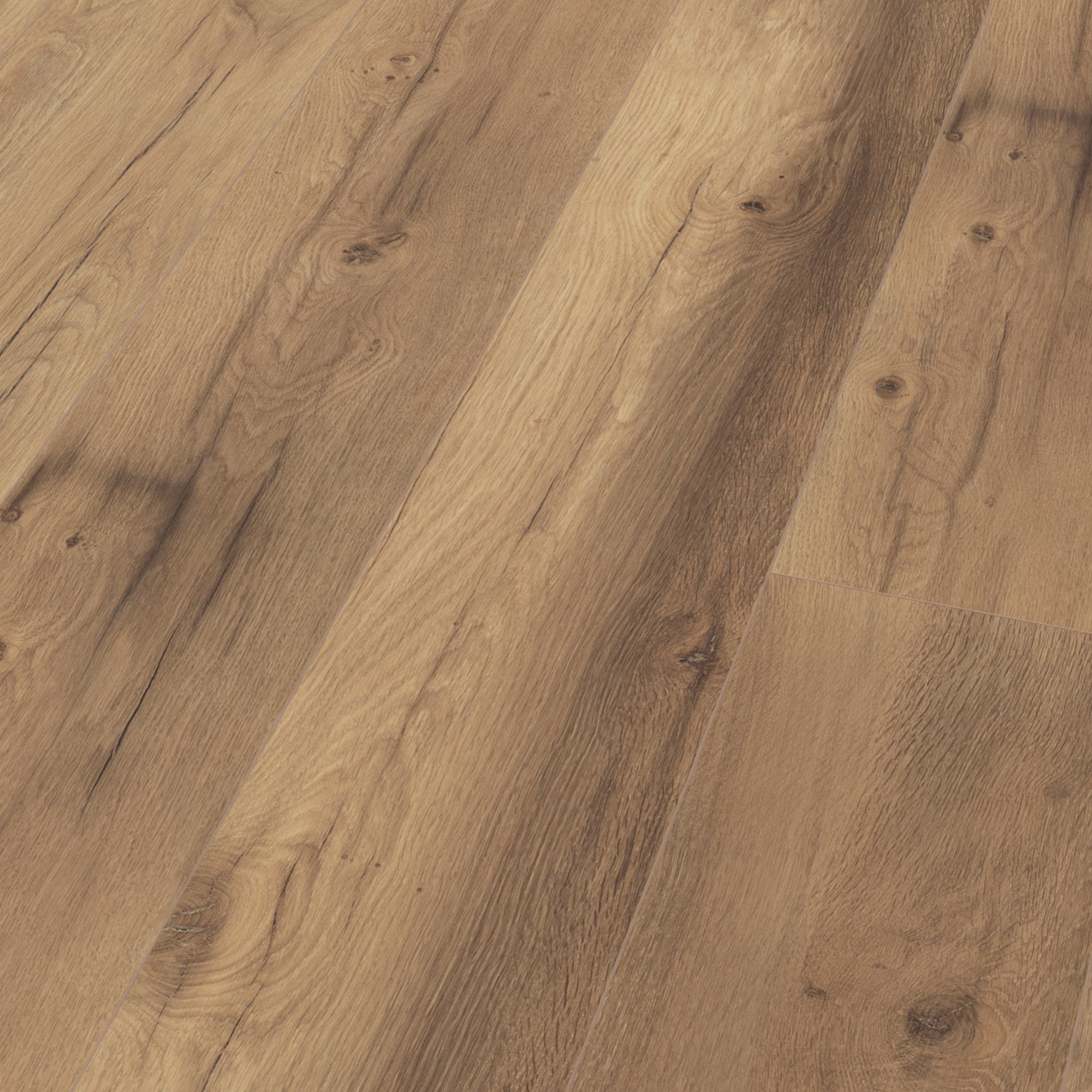 Wild West Oak 12mm Long & Wide Straight Laminate - Floor Street
