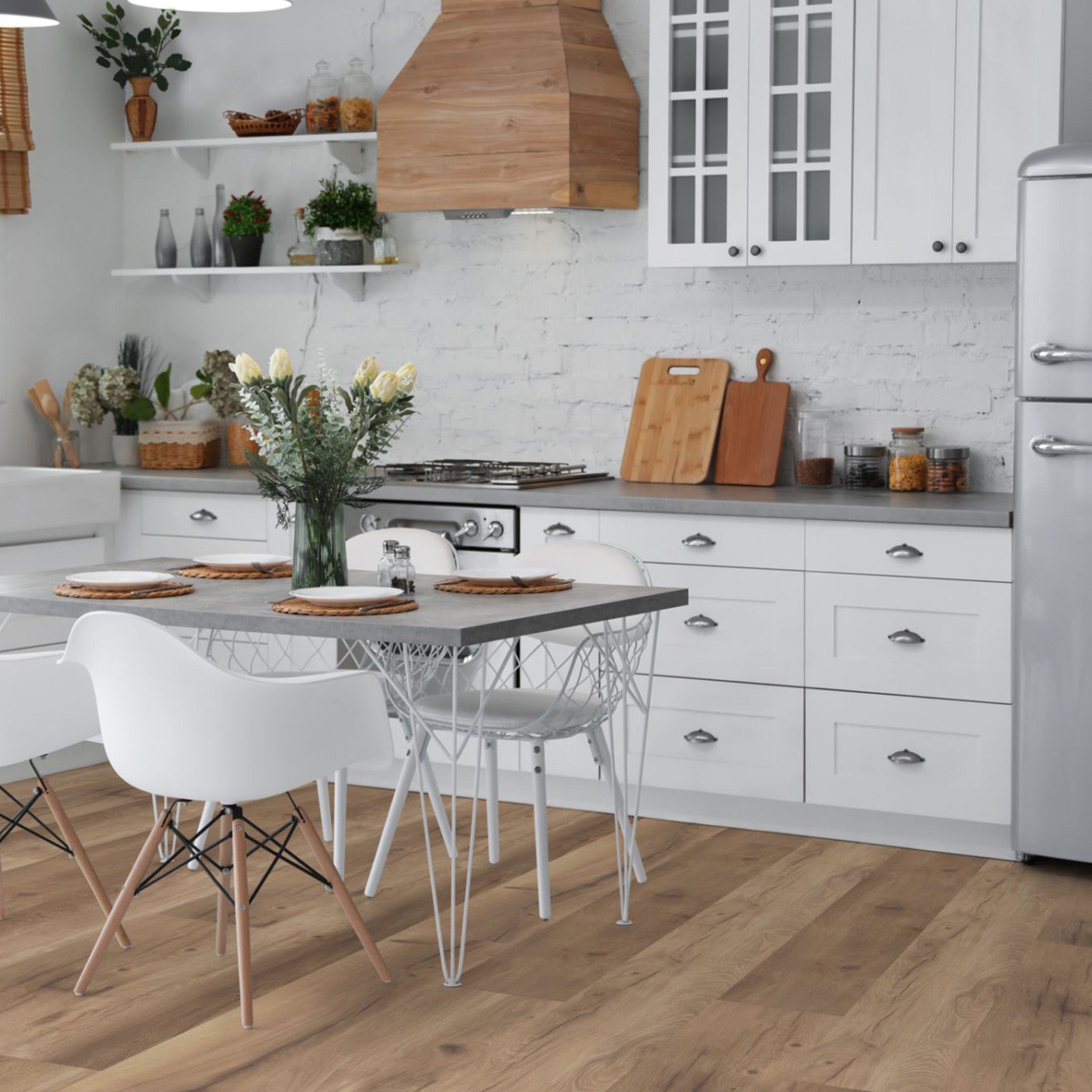 Wild West Oak 12mm Long & Wide Straight Laminate - Floor Street