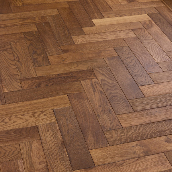 Double Smoked Herringbone 18mm Engineered