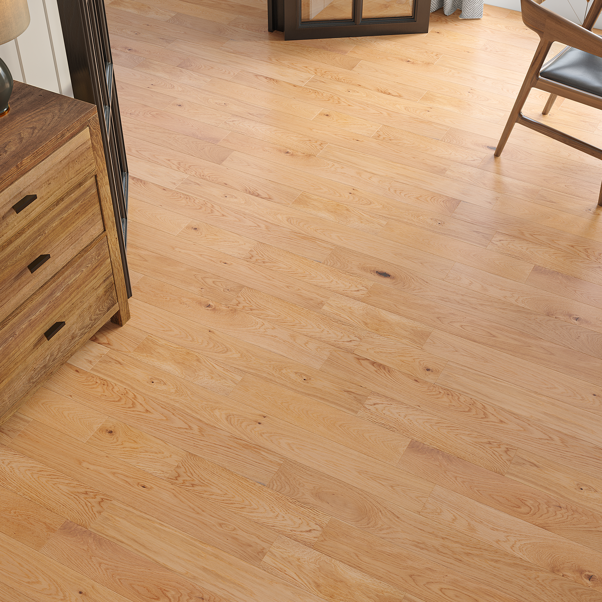 Louvre Oak Straight Engineered