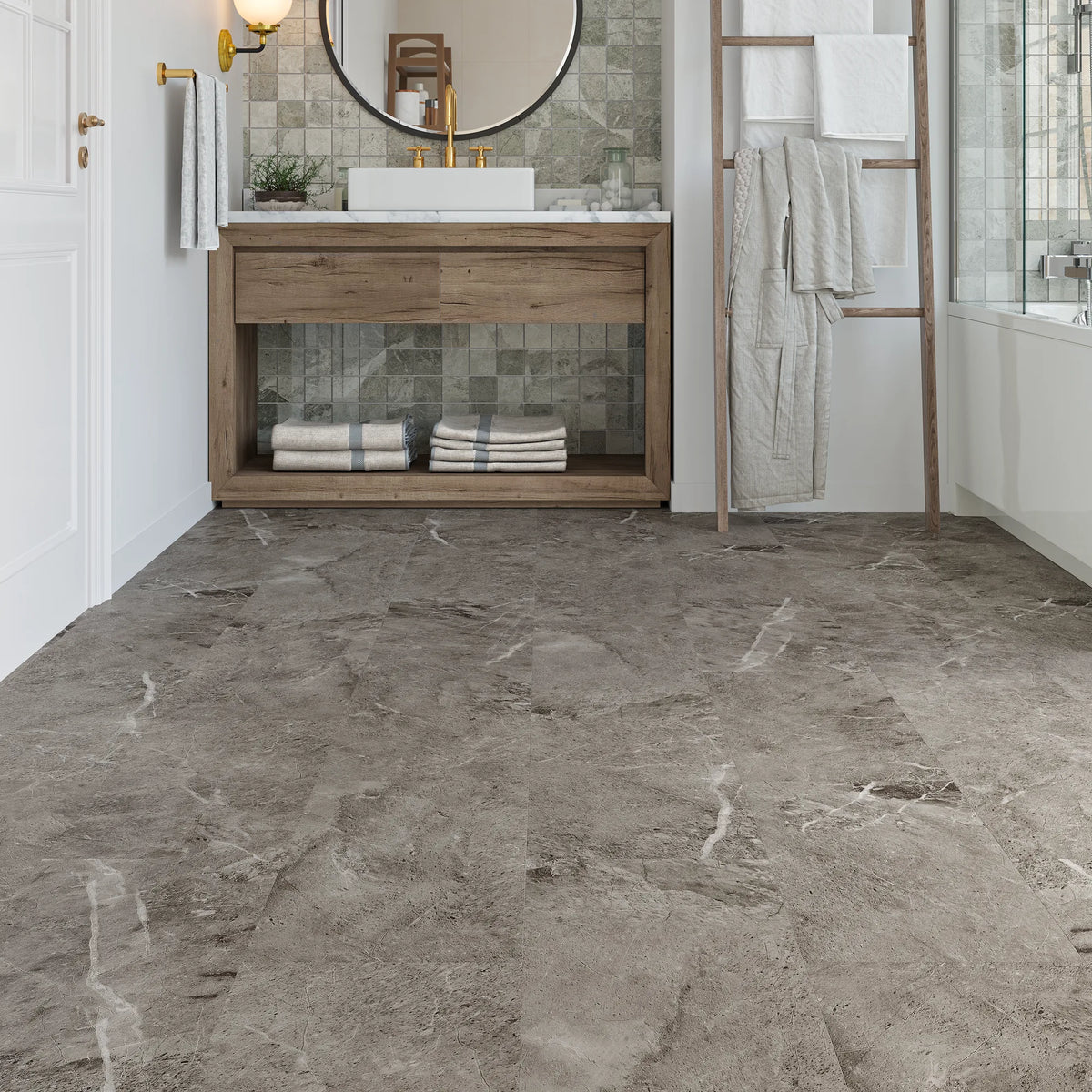 Foundry Tile Effect Click Vinyl SPC