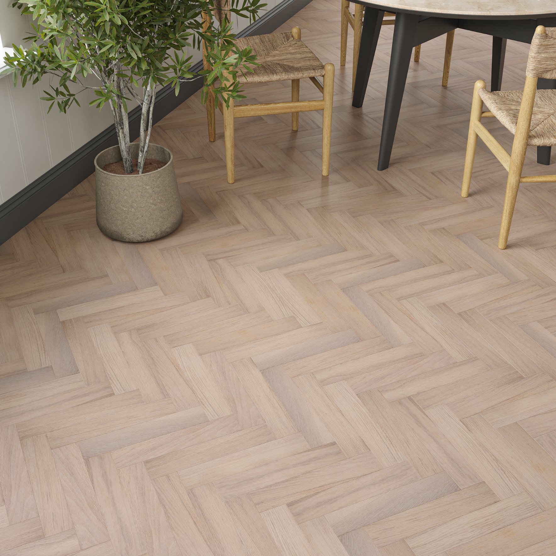 cathedral oak engineered oak herringbone 