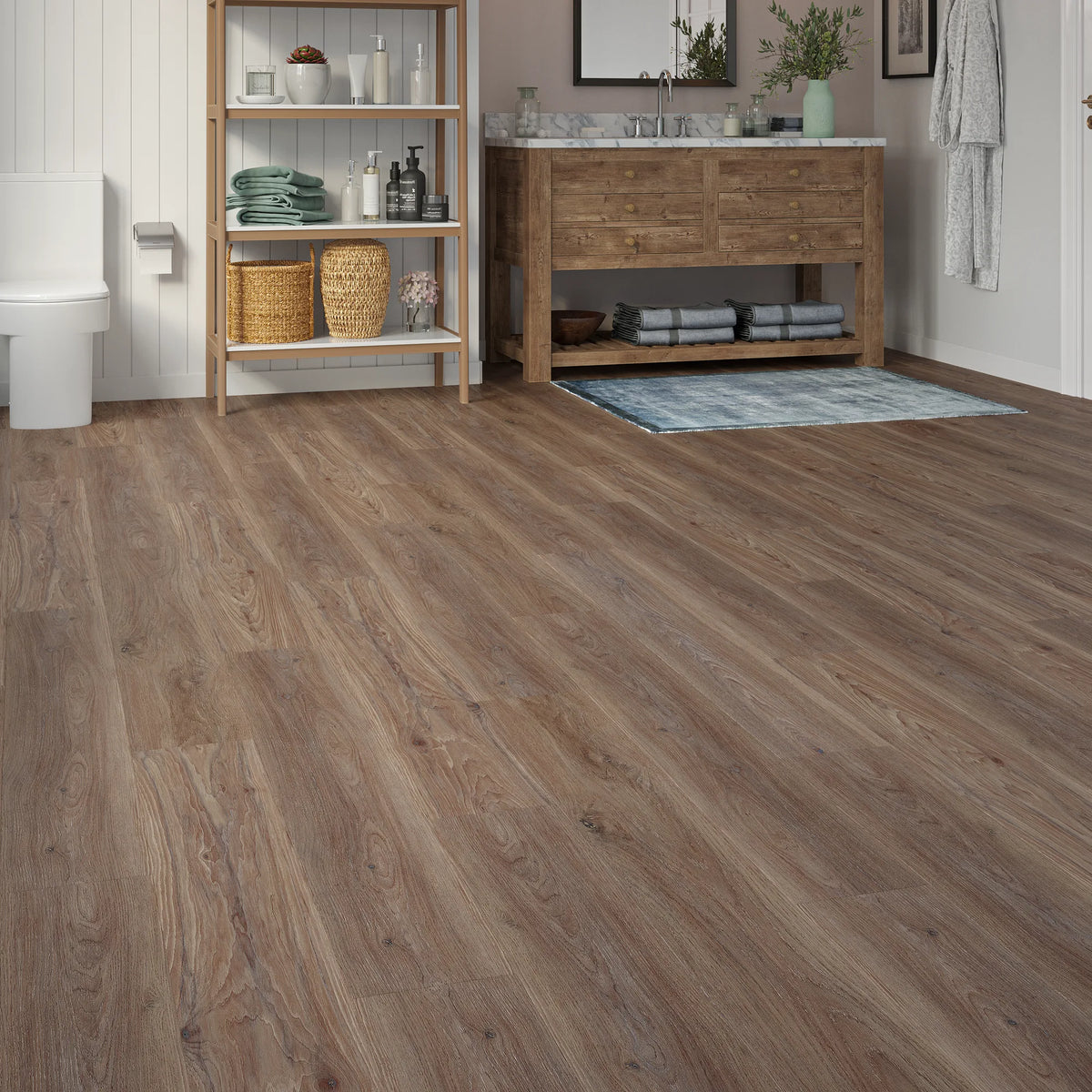 Portree Oak Straight Click Vinyl SPC