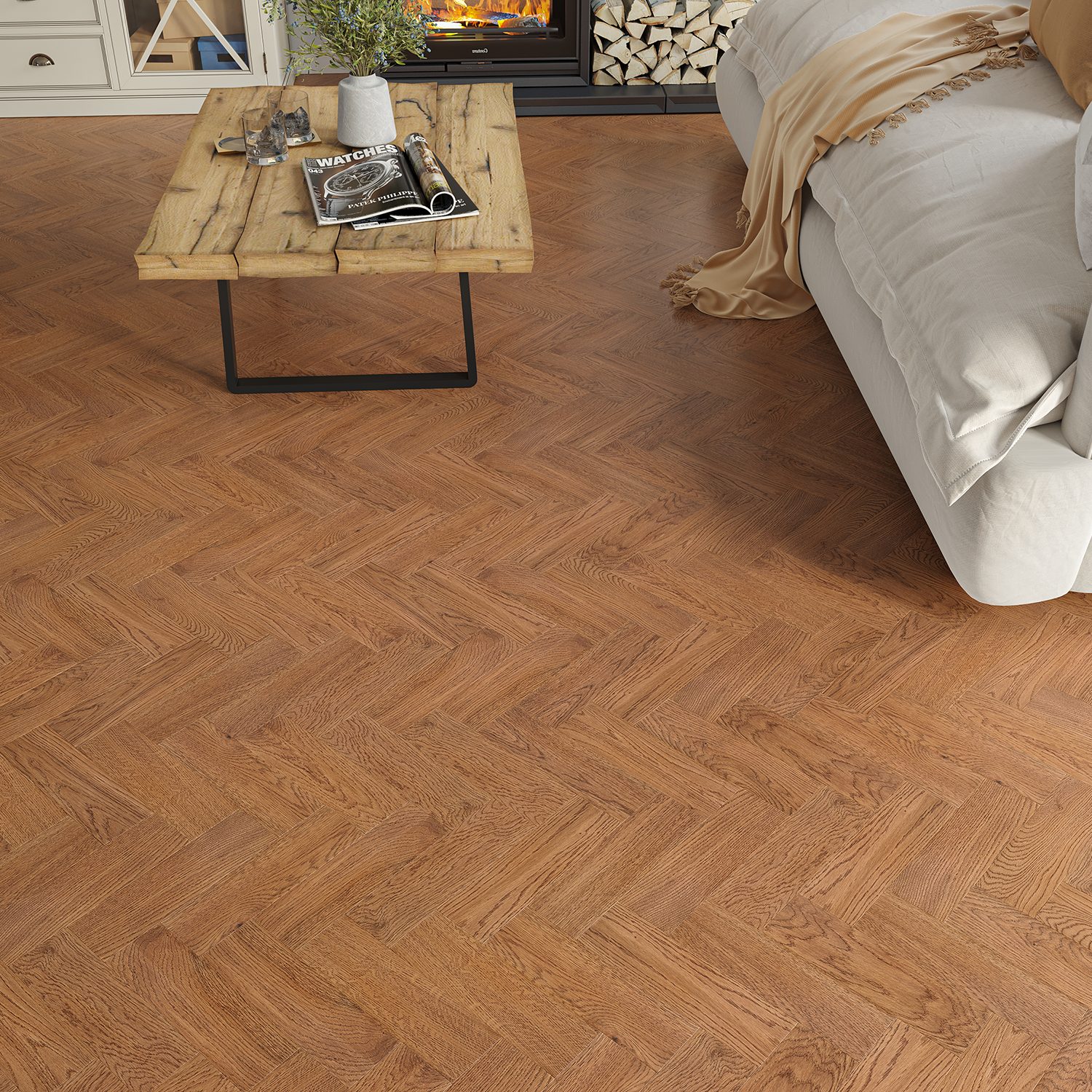 Laurel Oak Herringbone Engineered