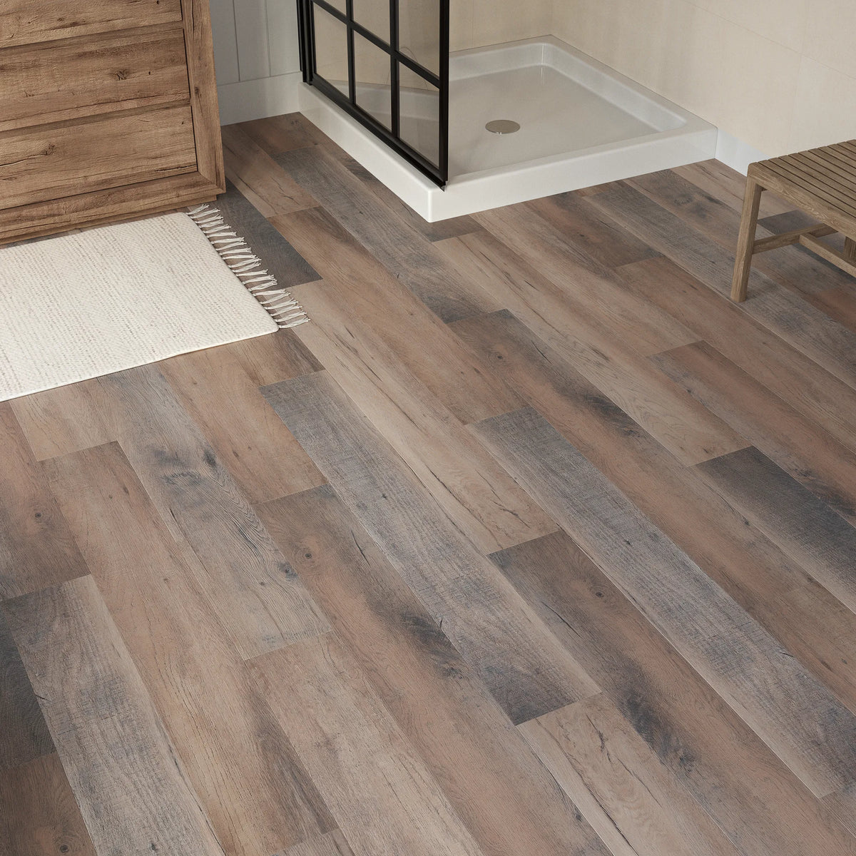 Dartmouth Oak Straight Click Vinyl SPC