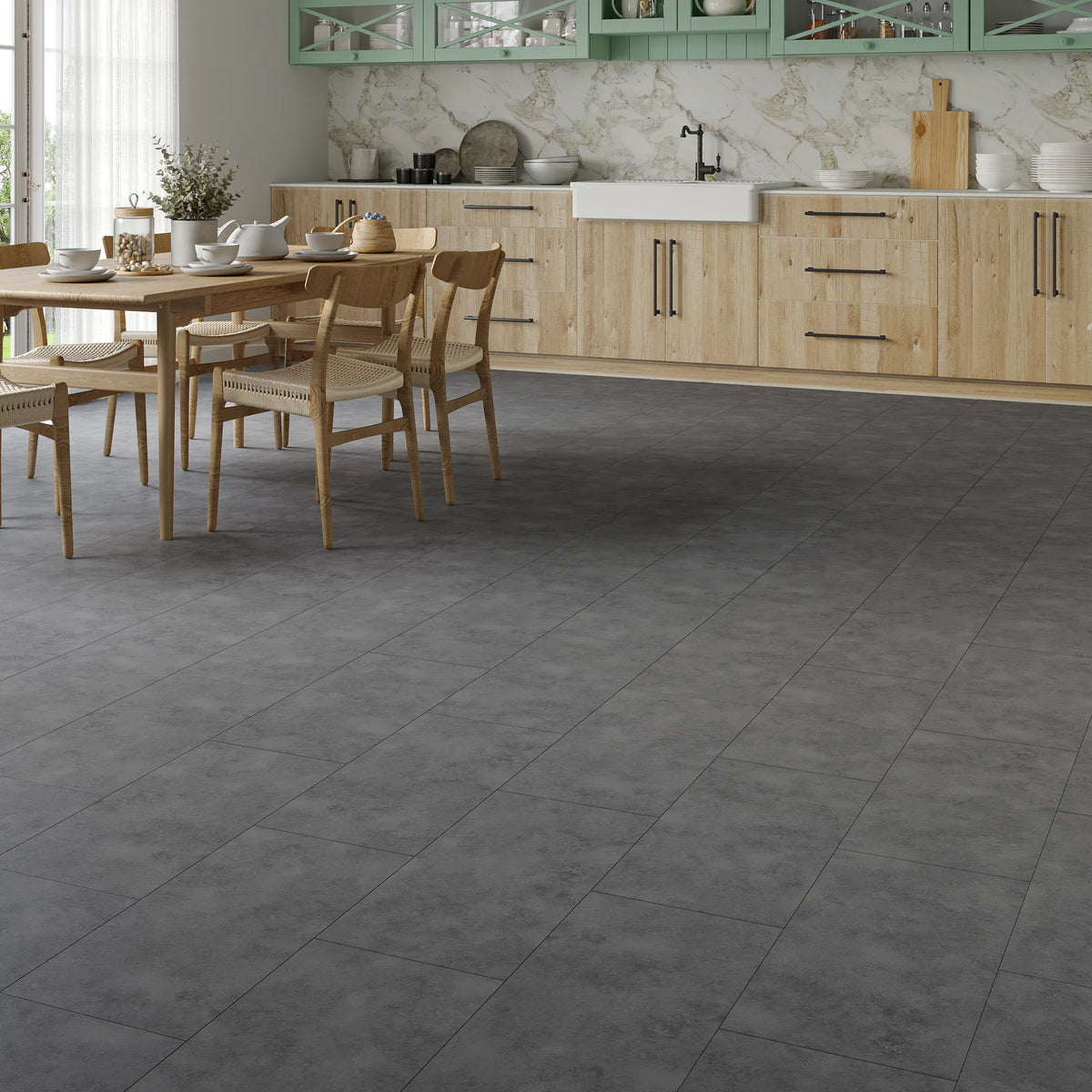 Portland Tile Effect Click Vinyl SPC