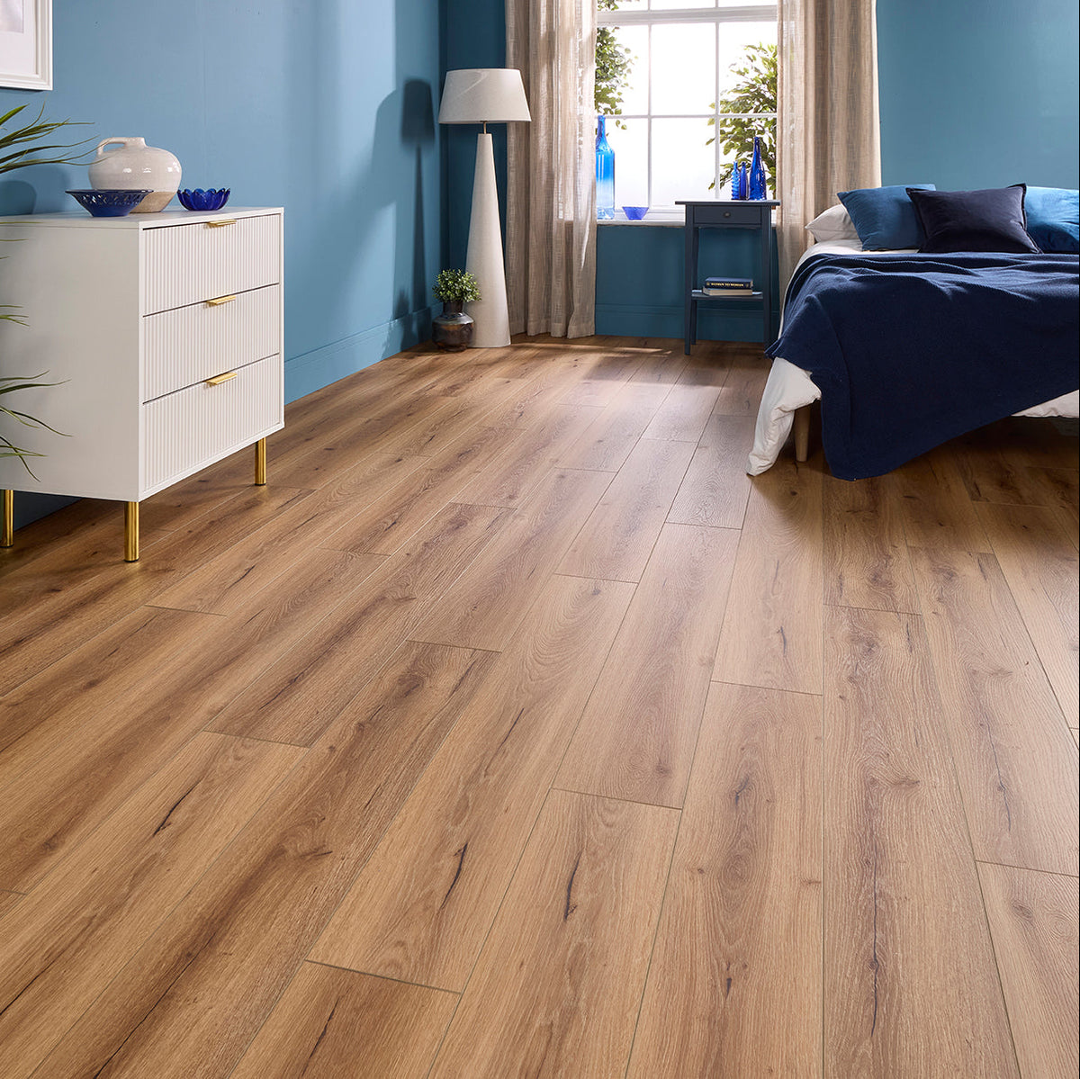 Chamonix Oak Straight Glue Down LVT
