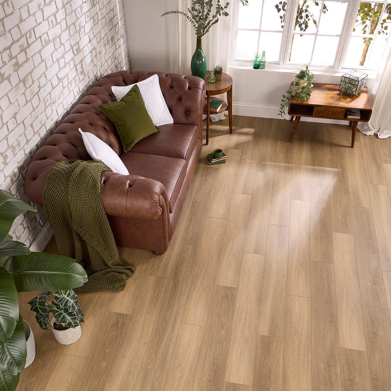 Palma Oak Straight Glue Down LVT