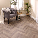Verbier Oak Herringbone Glue Down LVT