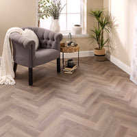 Verbier Oak Herringbone Glue Down LVT