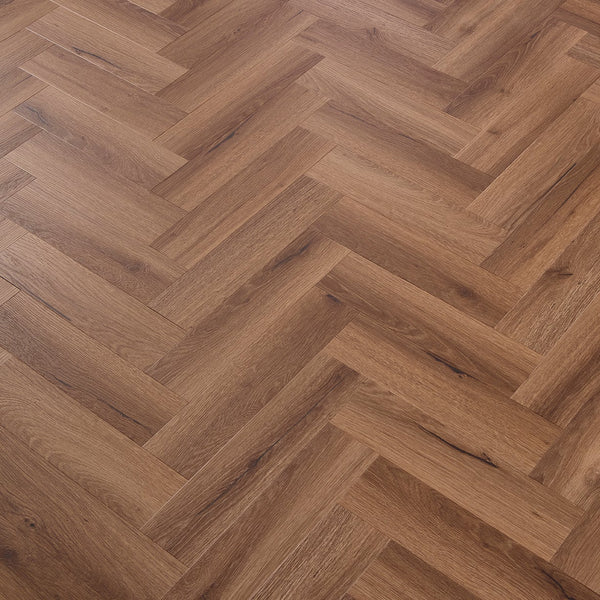 Roma Oak Herringbone Glue Down LVT