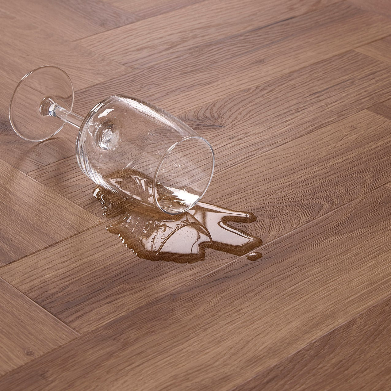 Roma Oak Herringbone Glue Down LVT