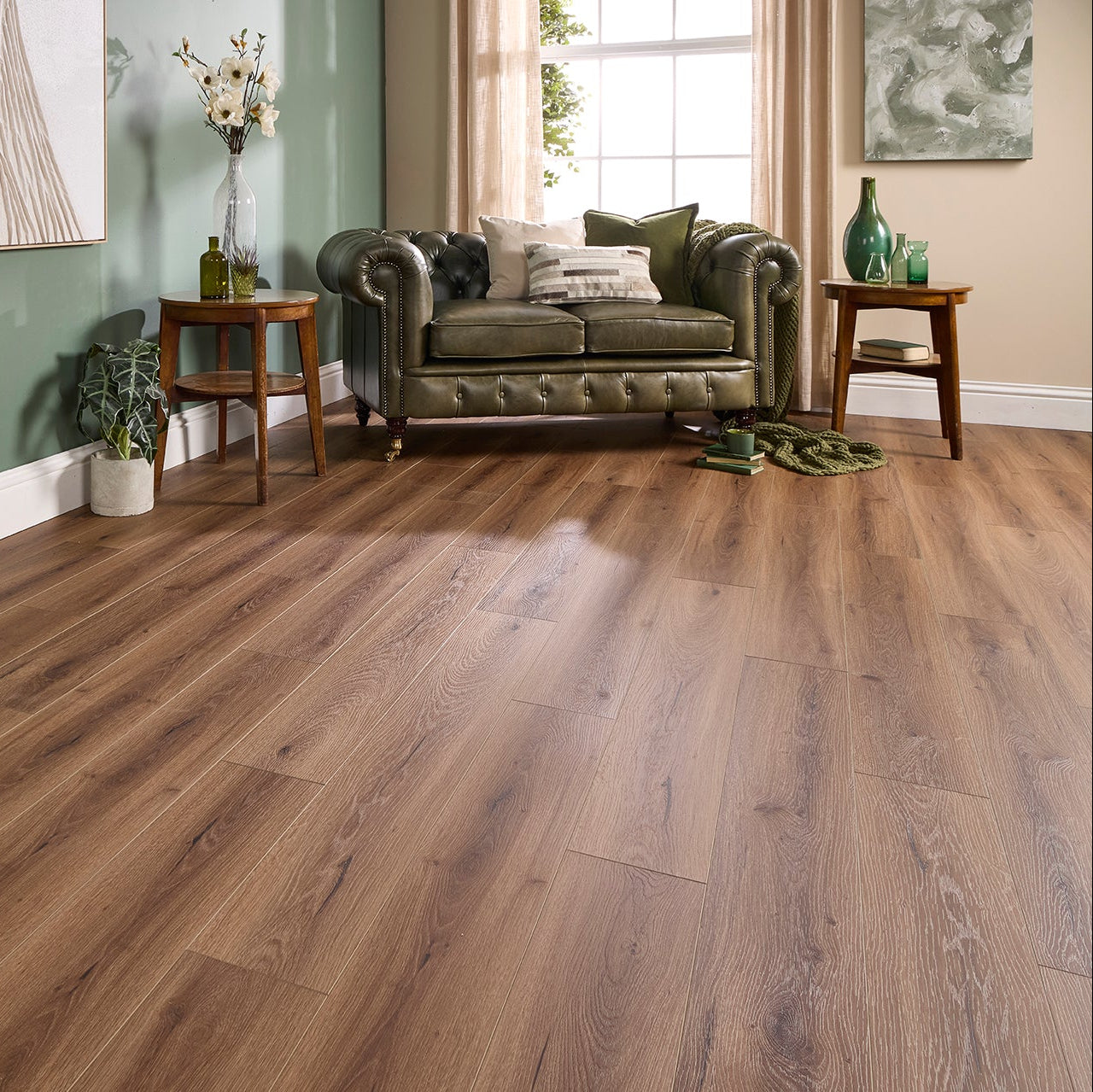 Roma Oak Straight Glue Down LVT