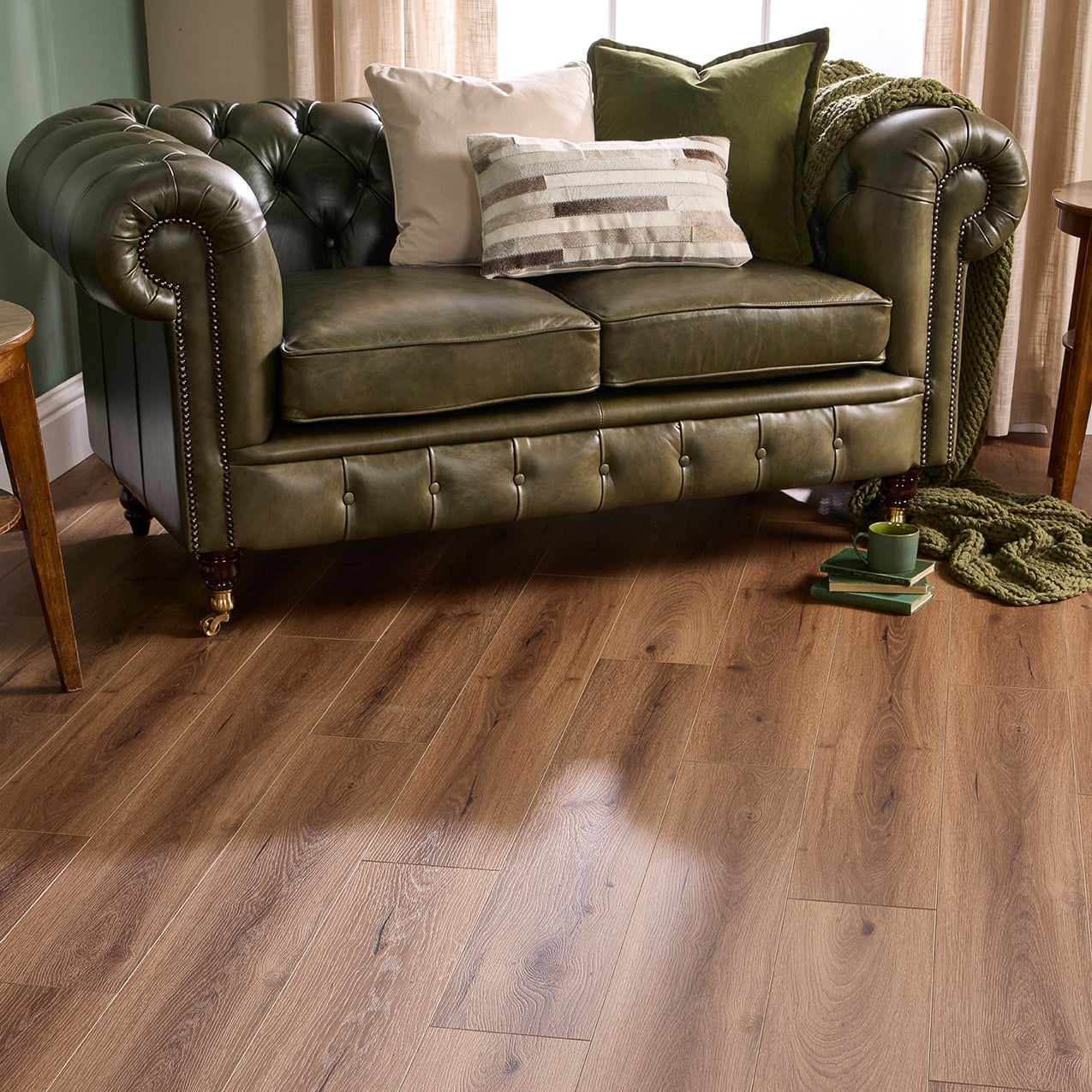 Roma Oak Straight Glue Down LVT