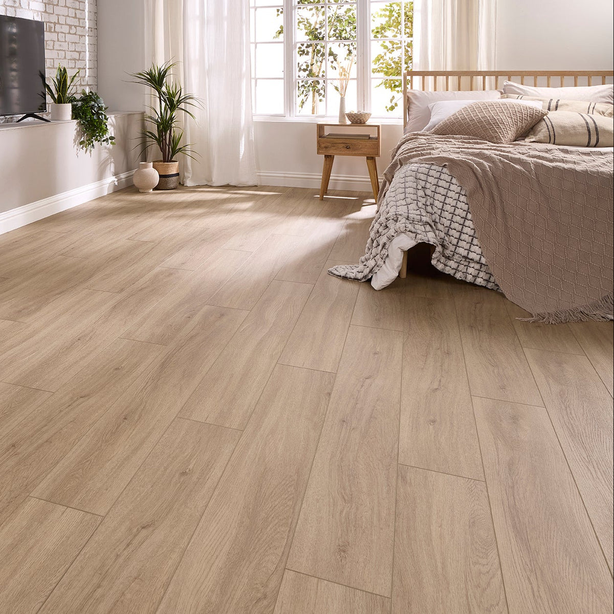 Courchevel Oak Straight Glue Down LVT