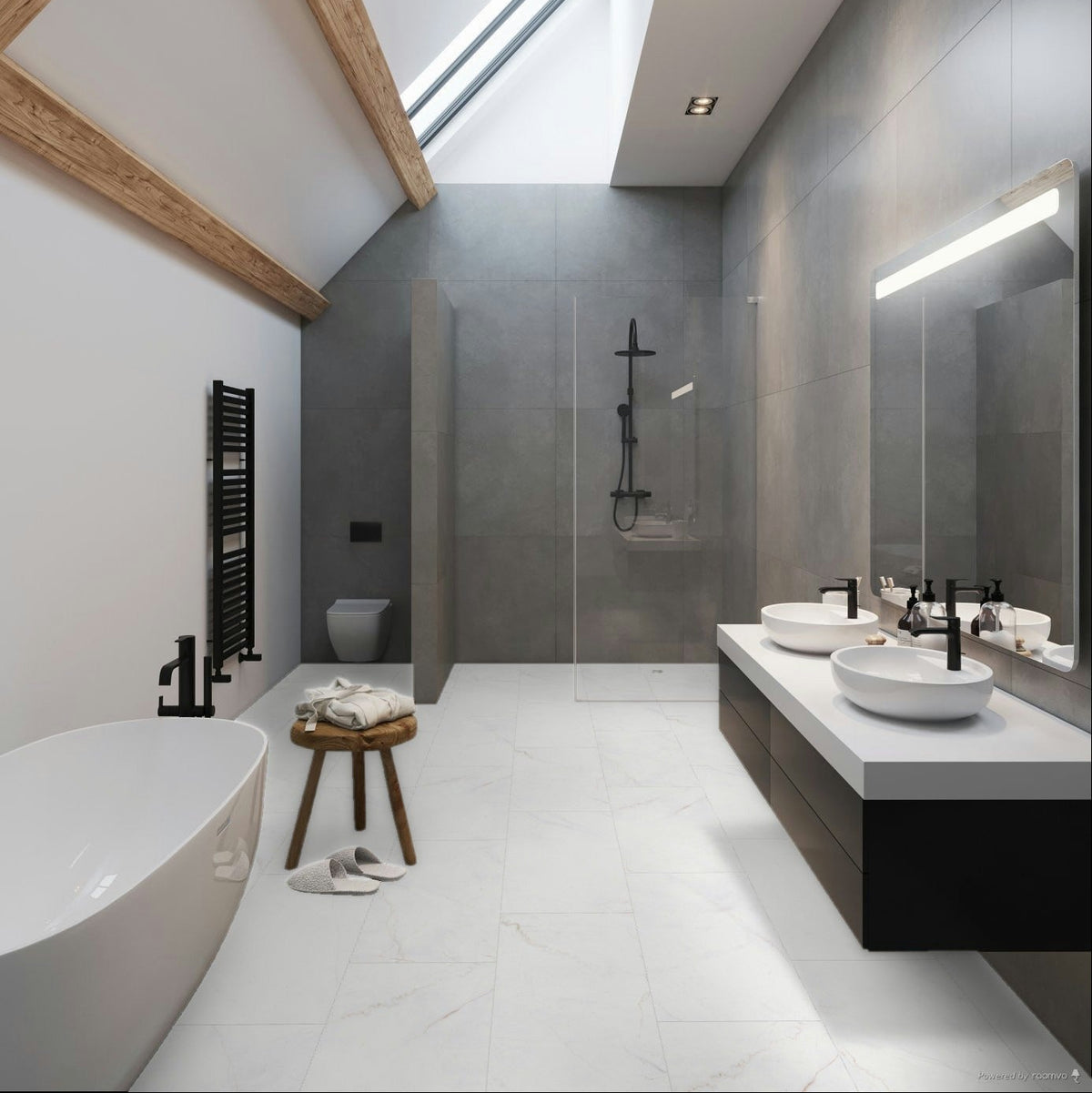 Falquon Stone Marmorata Chiara Tile Laminate