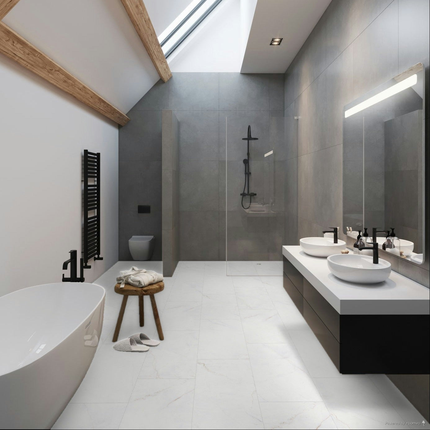 Falquon Stone Marmorata Chiara Tile Laminate