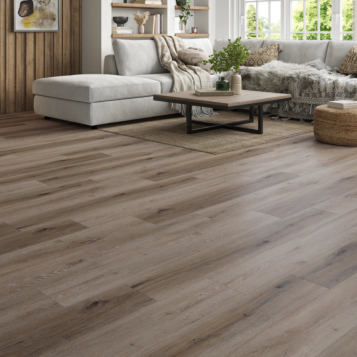 St Mawes Oak Straight Click Vinyl SPC