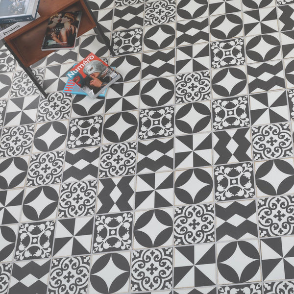 Nocturne Black Glue Down LVT