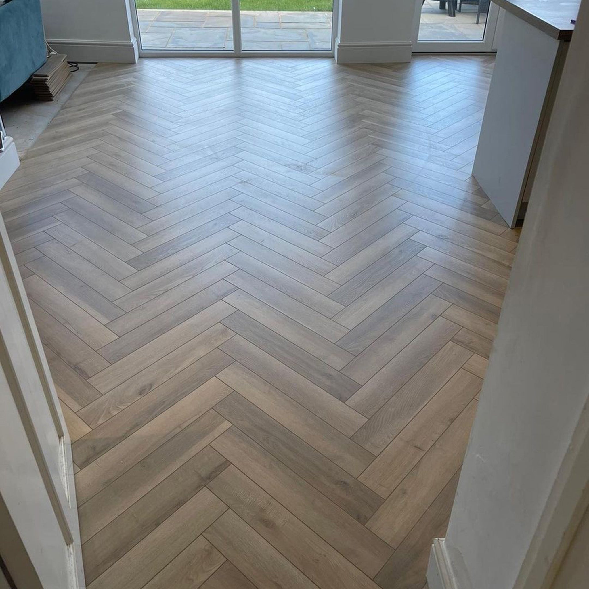 Brooklyn Oak 12mm Herringbone Laminate