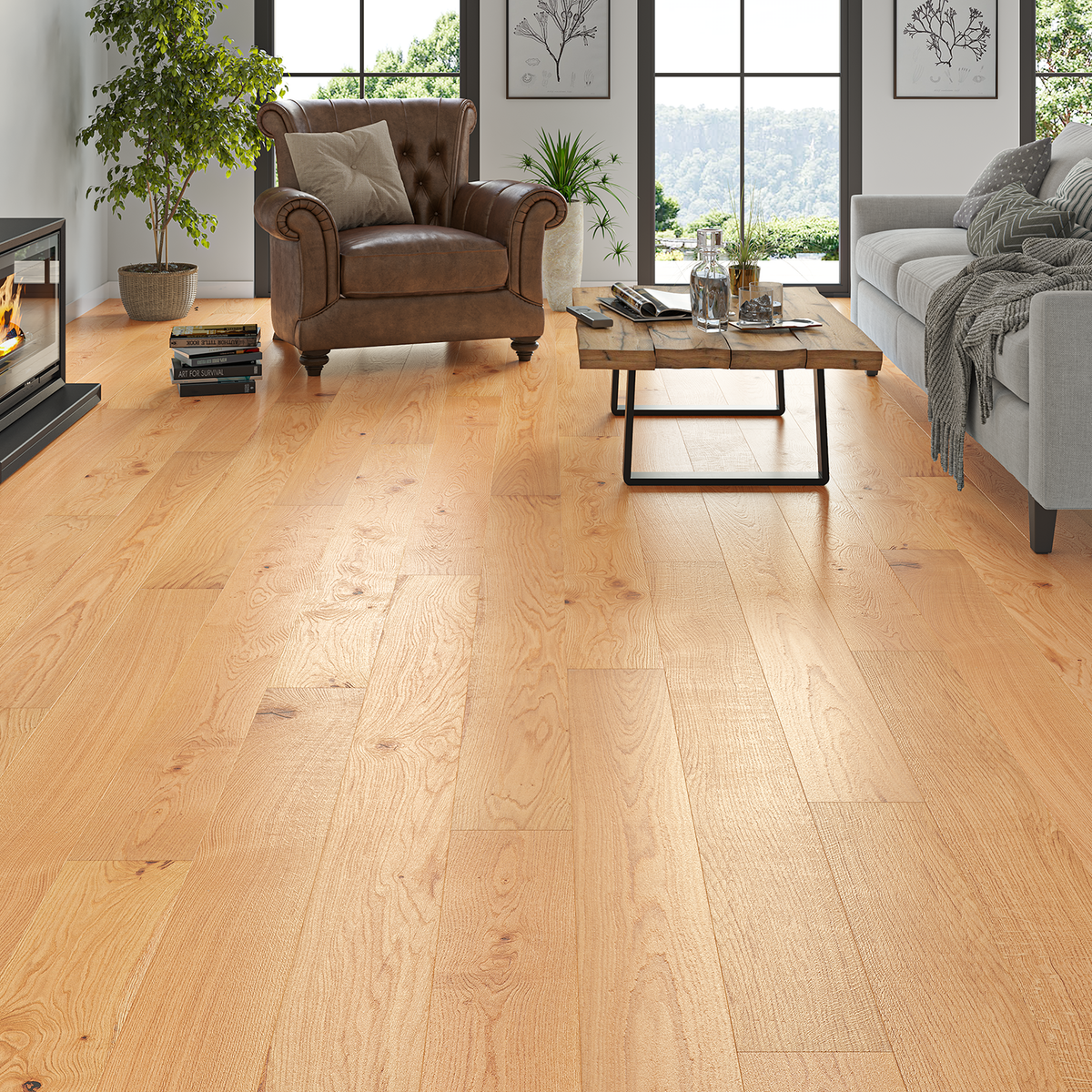 Forest Oak Straight Engineered