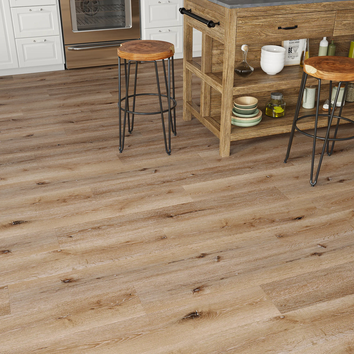 Lansdowne Oak Straight Click Vinyl SPC