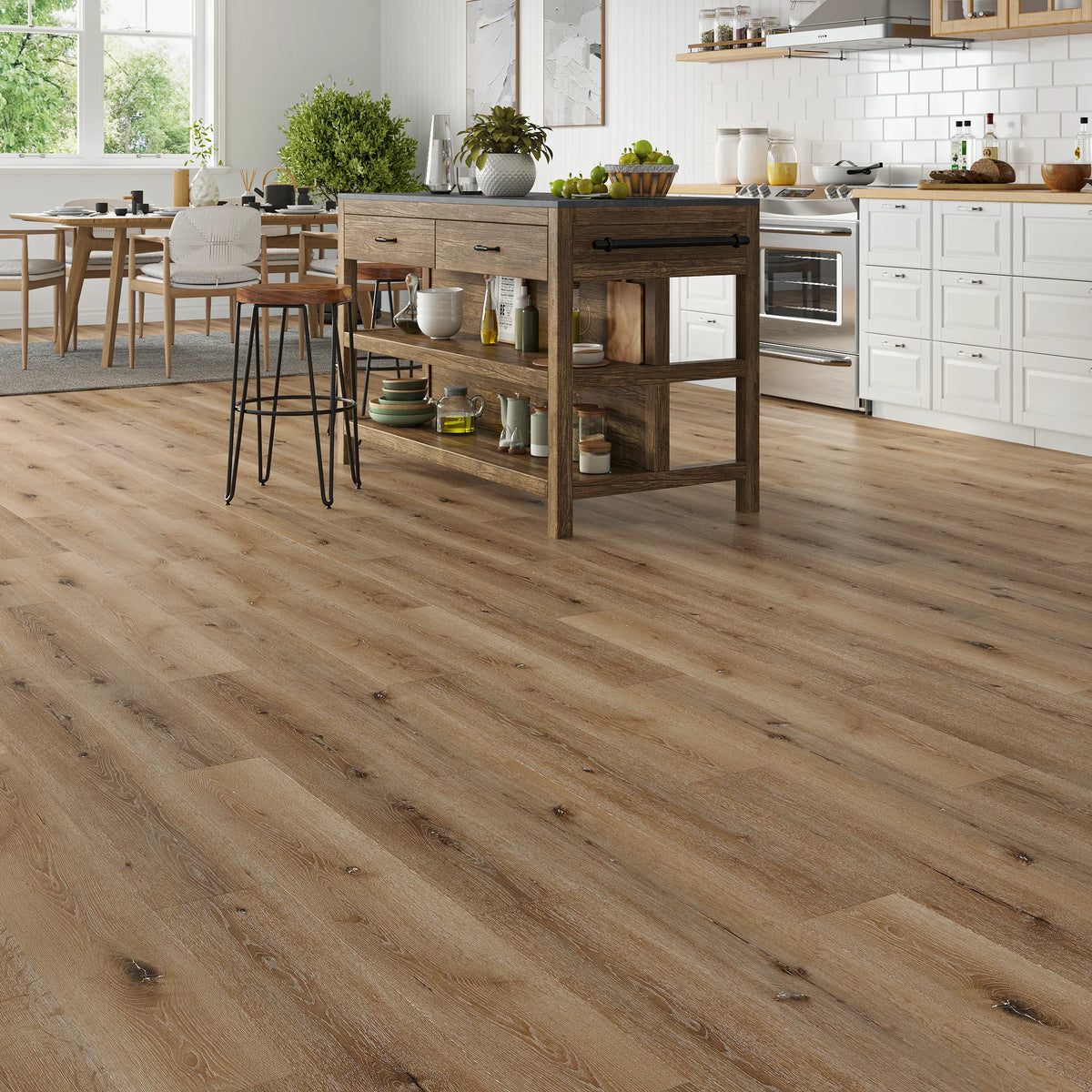 Lansdowne Oak Straight Click Vinyl SPC