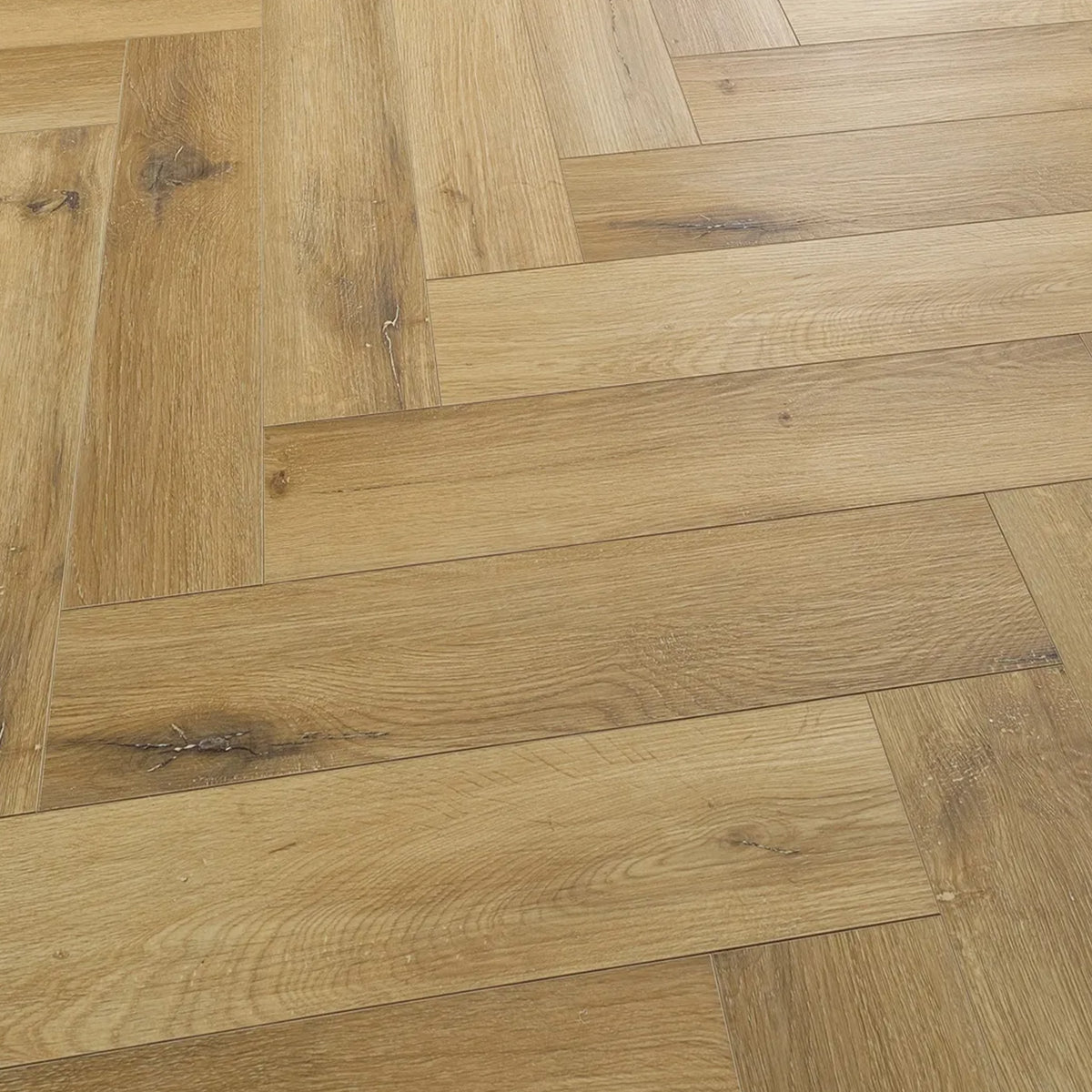 Light Oak Herringbone Click Vinyl SPC