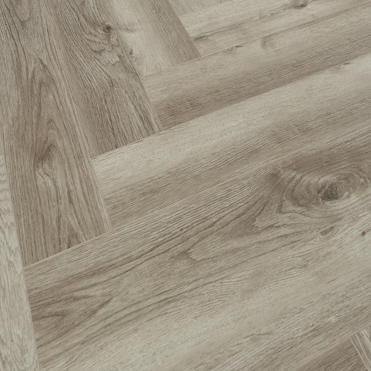 Smoked Grey Herringbone Click Vinyl SPC