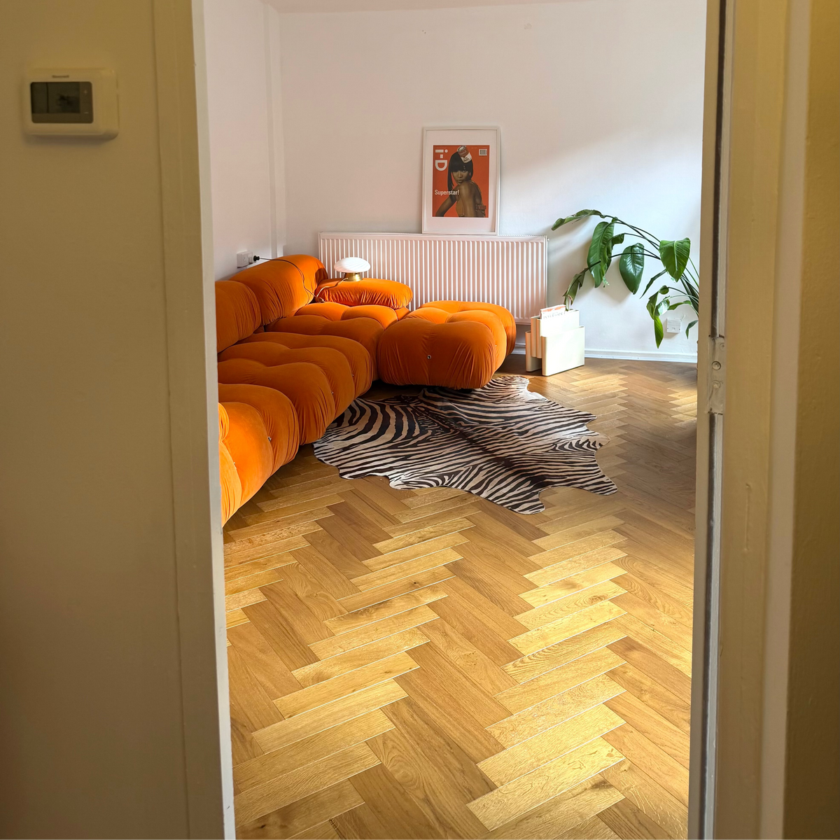 Sienna Oak Herringbone Engineered