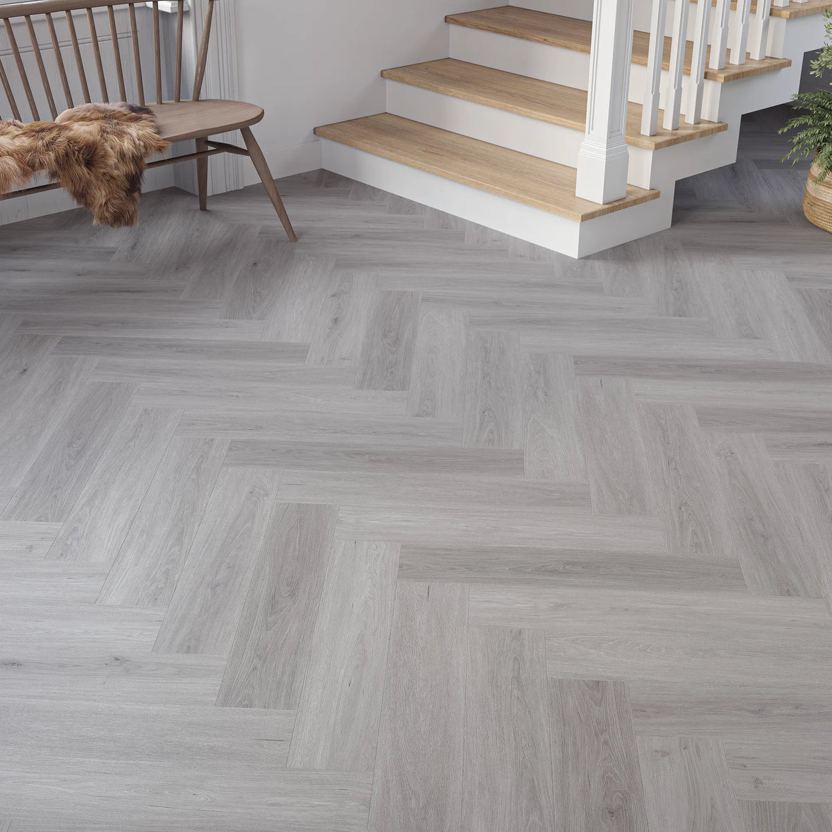 Regent Oak Herringbone Click Vinyl SPC