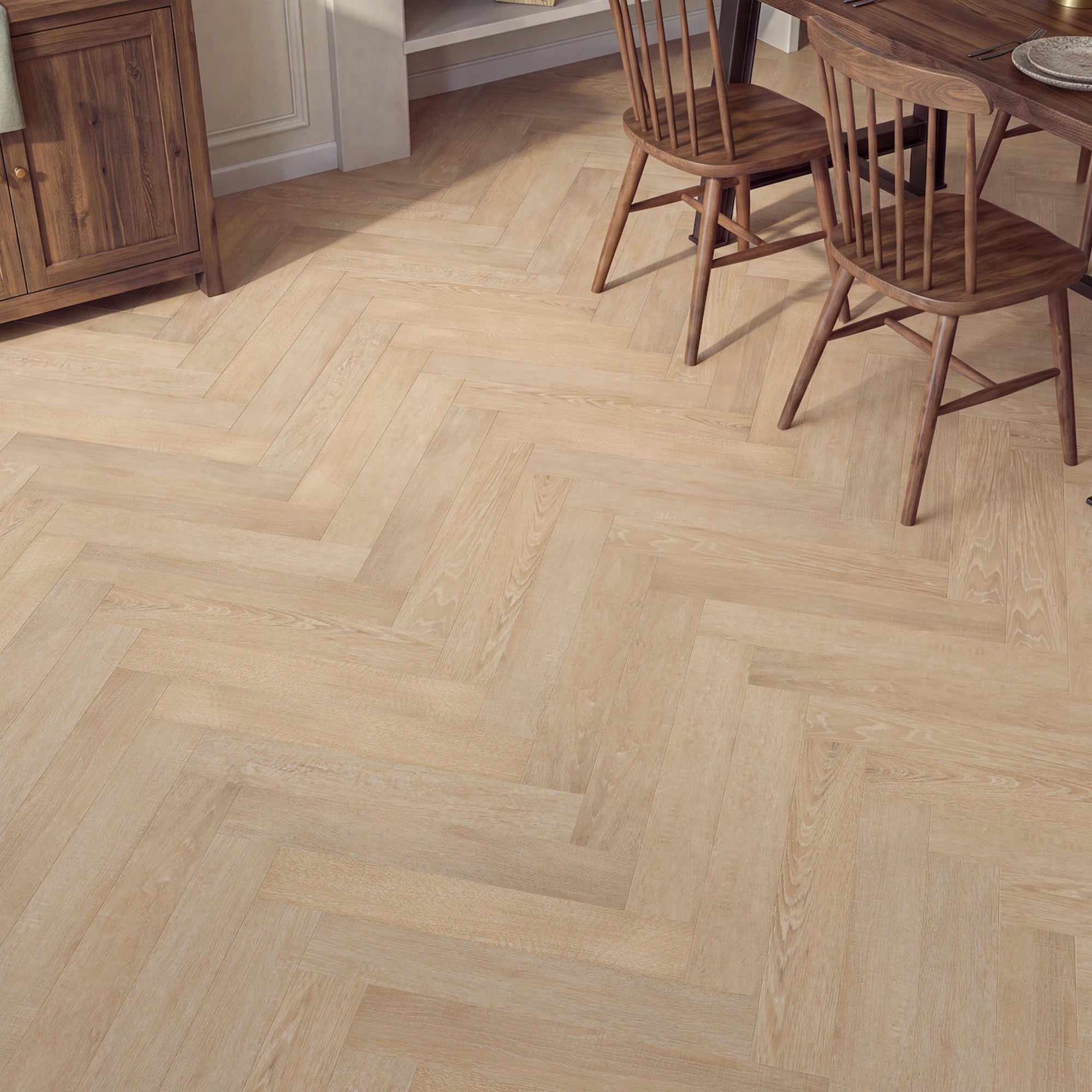 Fresh Start Herringbone Glue Down LVT