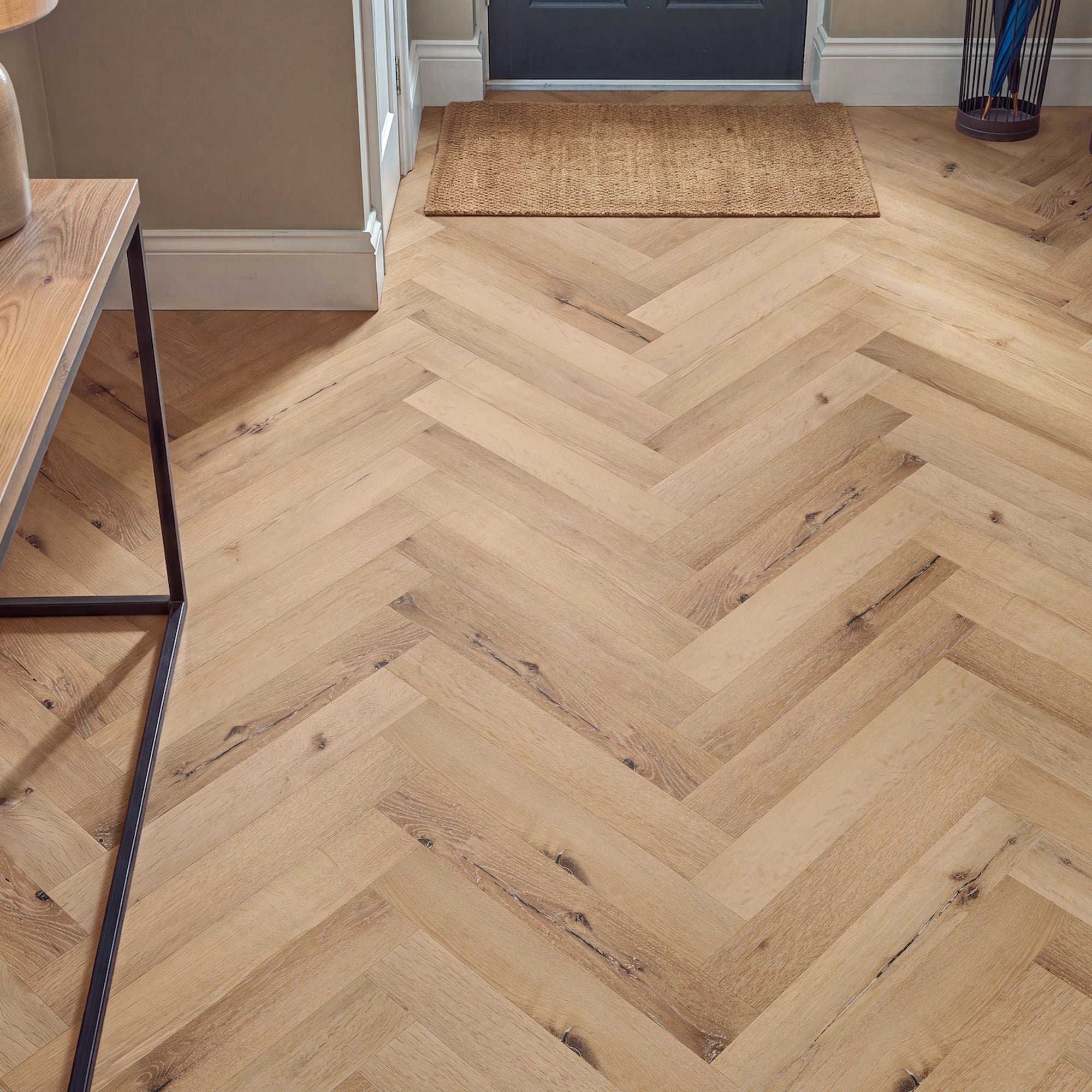 Soft Spot Herringbone Glue Down LVT