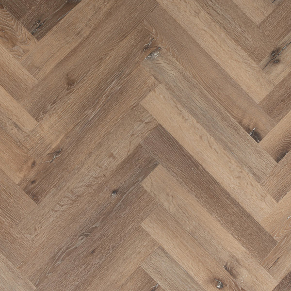 One More Herringbone Glue Down LVT