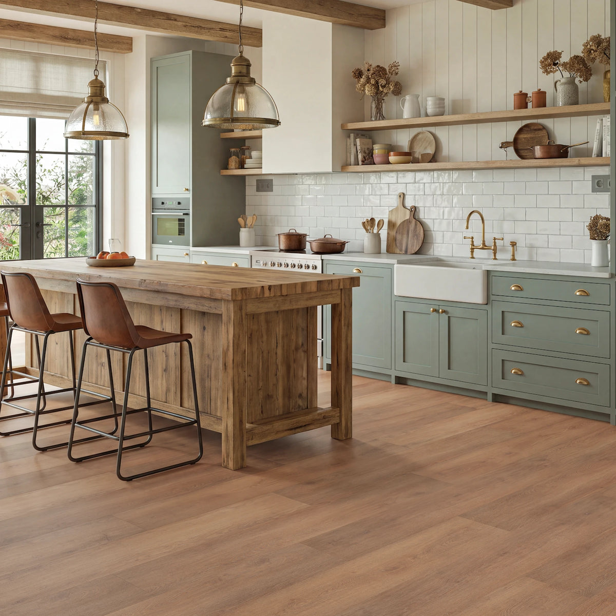 Home Comfort Straight Glue Down LVT