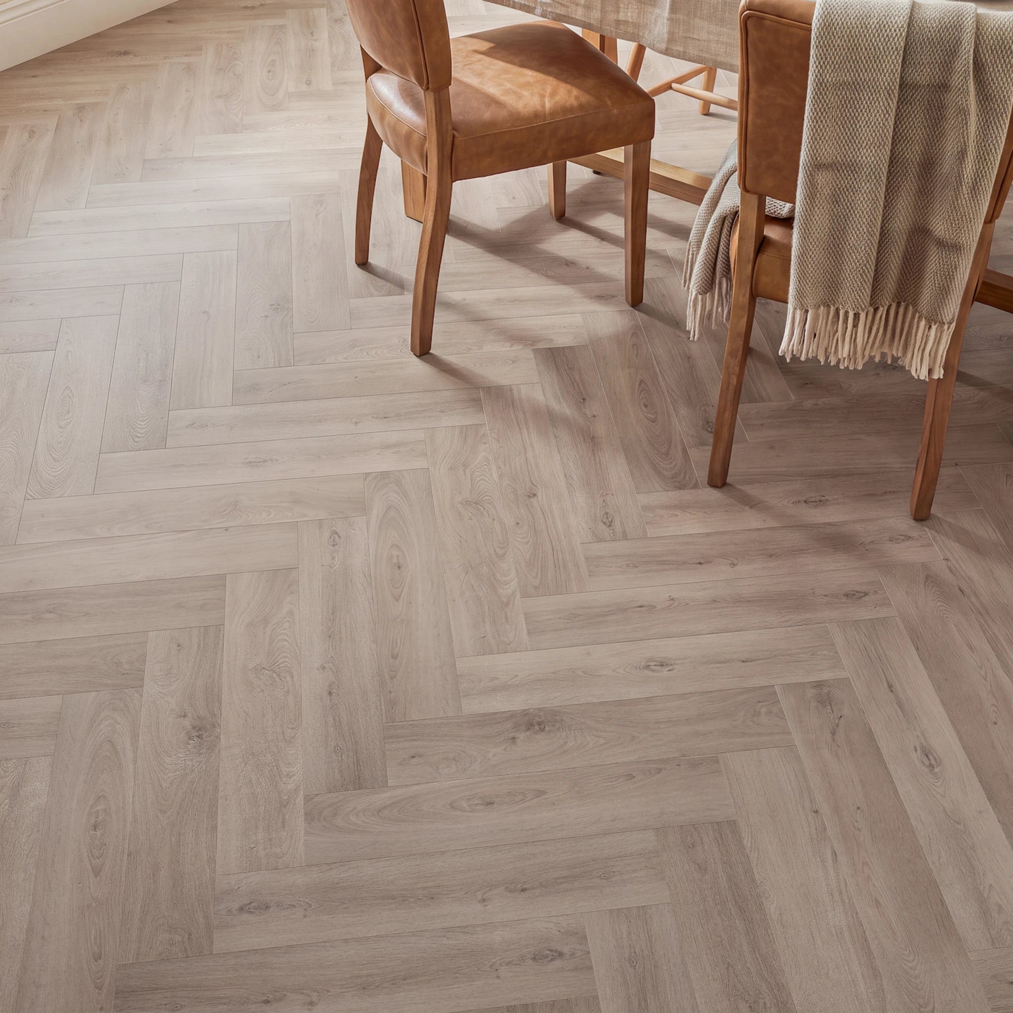 Warm Wishes Herringbone Glue Down LVT