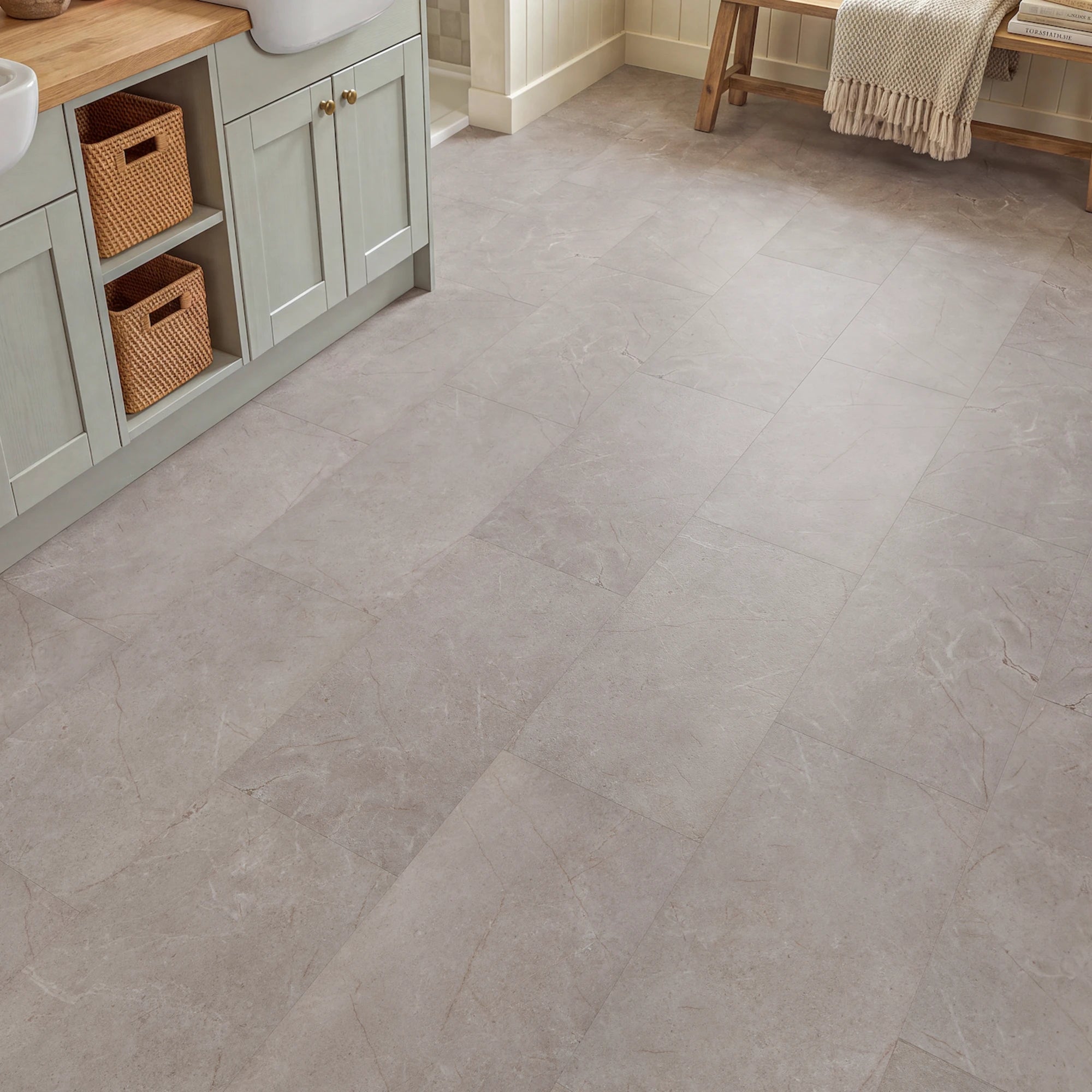 Moonlight Tile Glue Down LVT