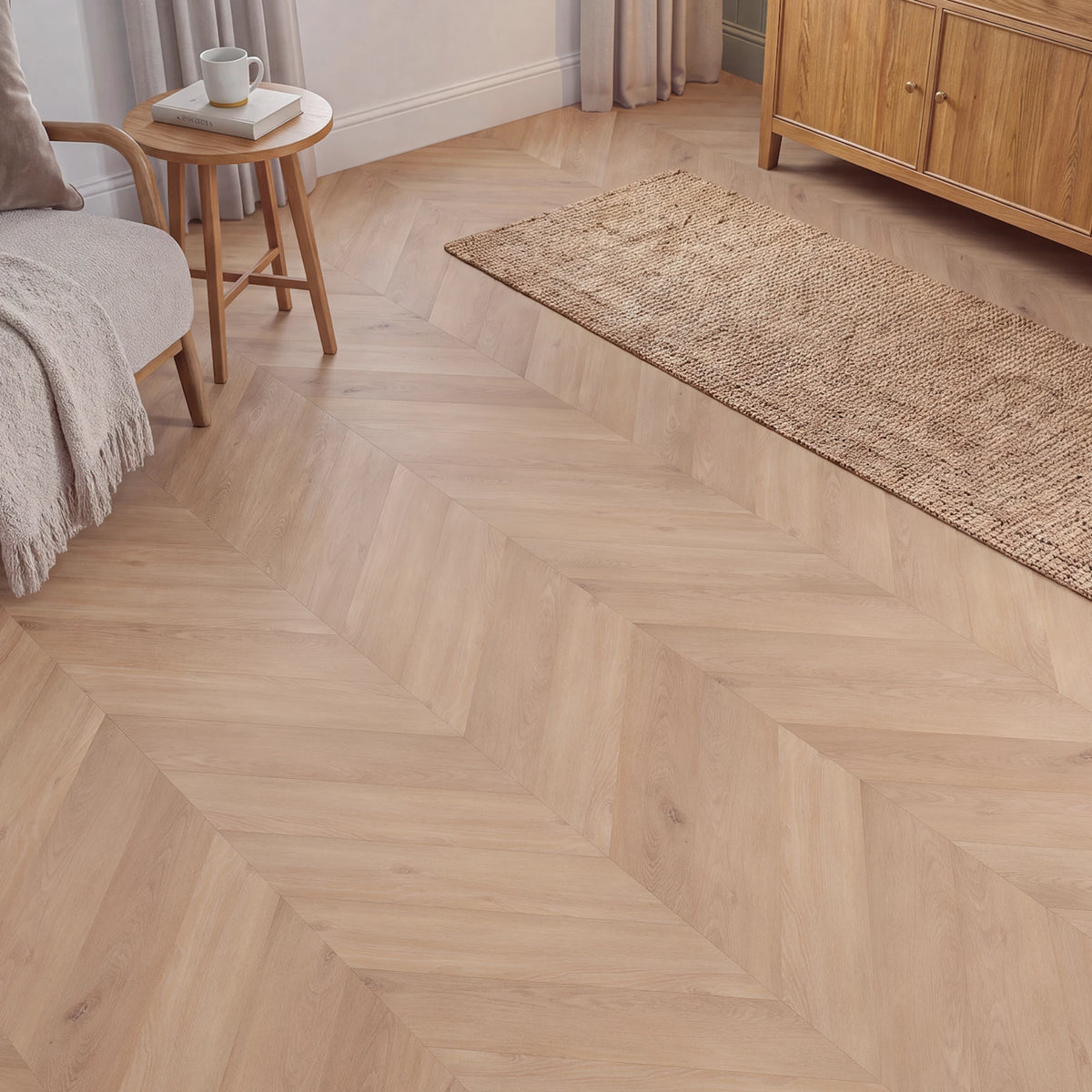 Summer Nights Chevron Glue Down LVT