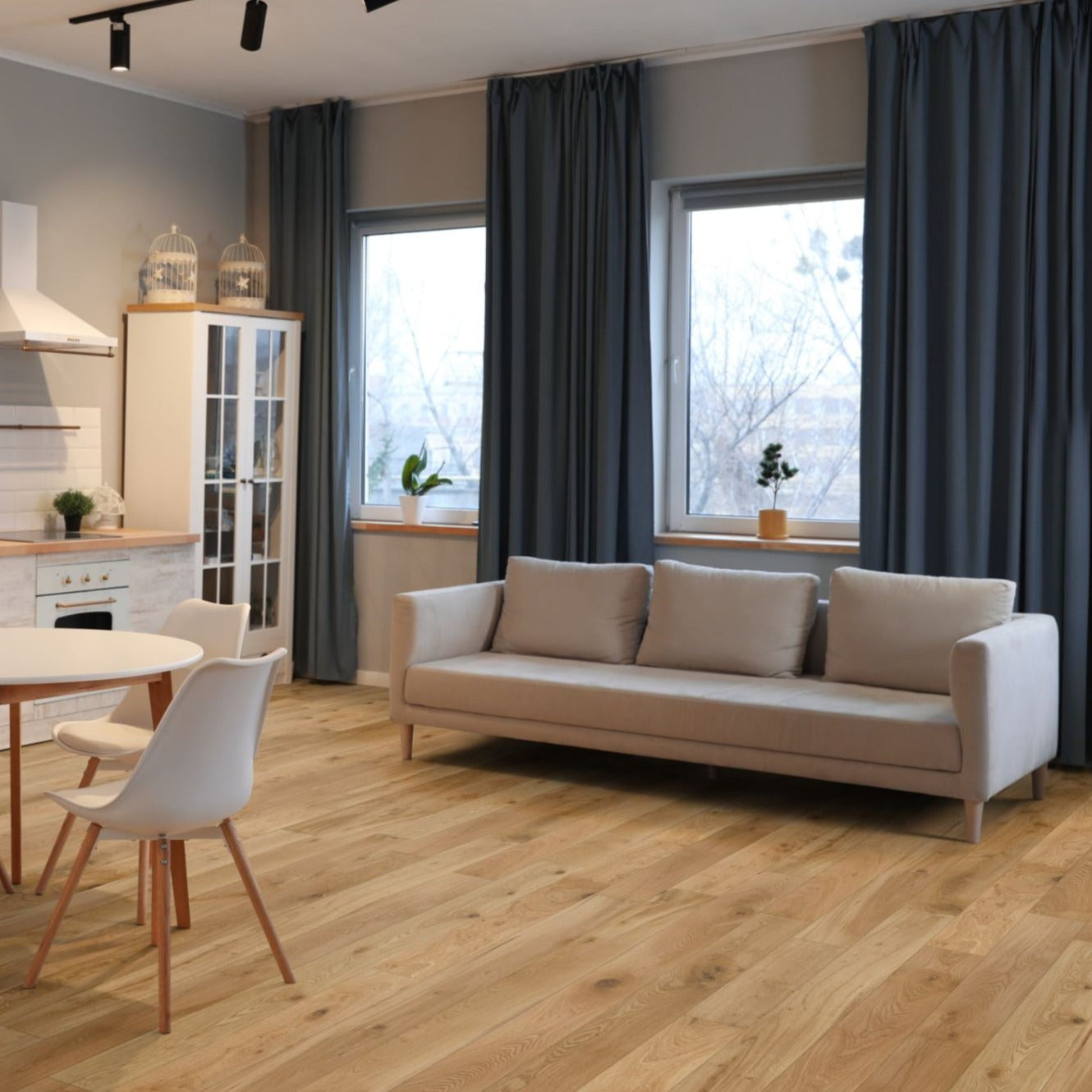 Oak Natural 20/6 x 190mm Straight Engineered