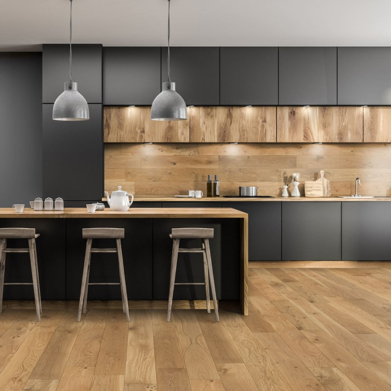 Oak Natural 20/6 x 190mm Straight Engineered