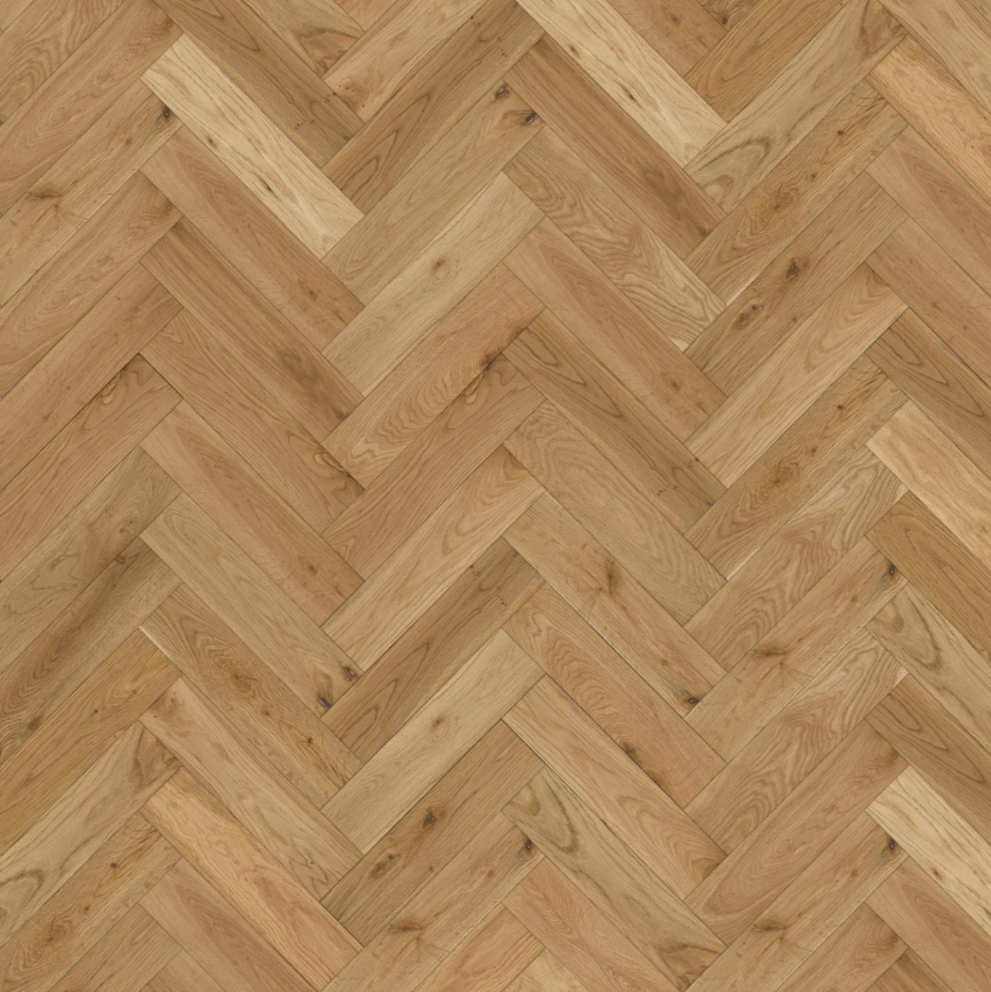 Honey Oak Brushed & Matt Lacquered 15/4 x 90mm Herringbone Engineered